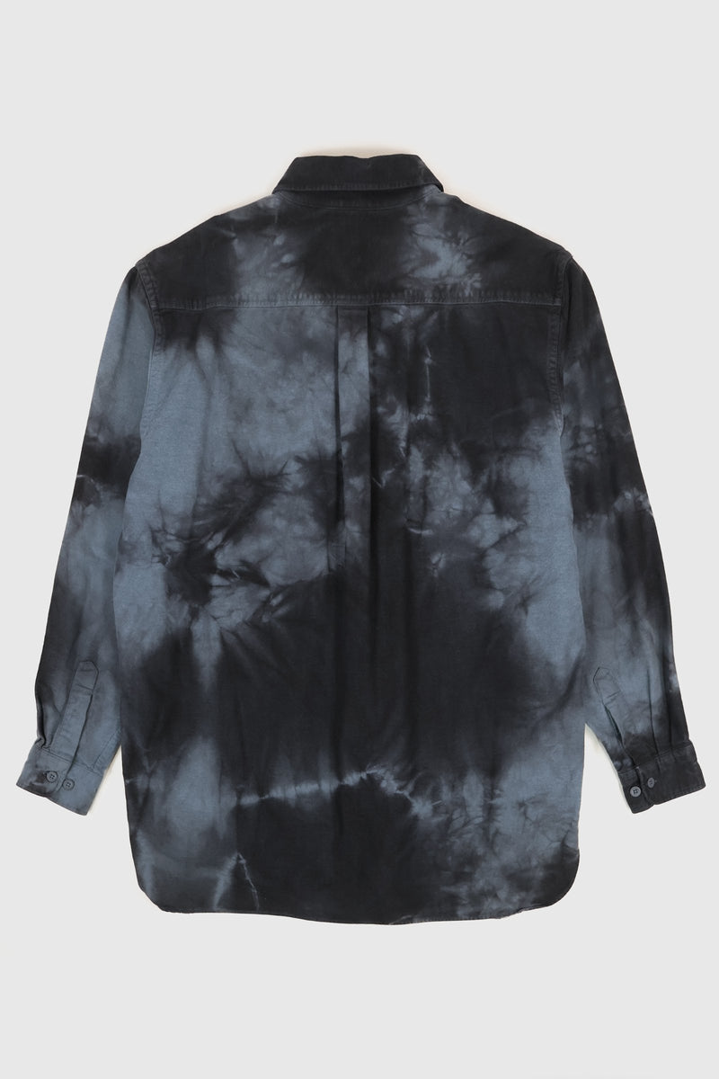 Reworked L.L. Bean Dyed Flannel Button-Down Shirt