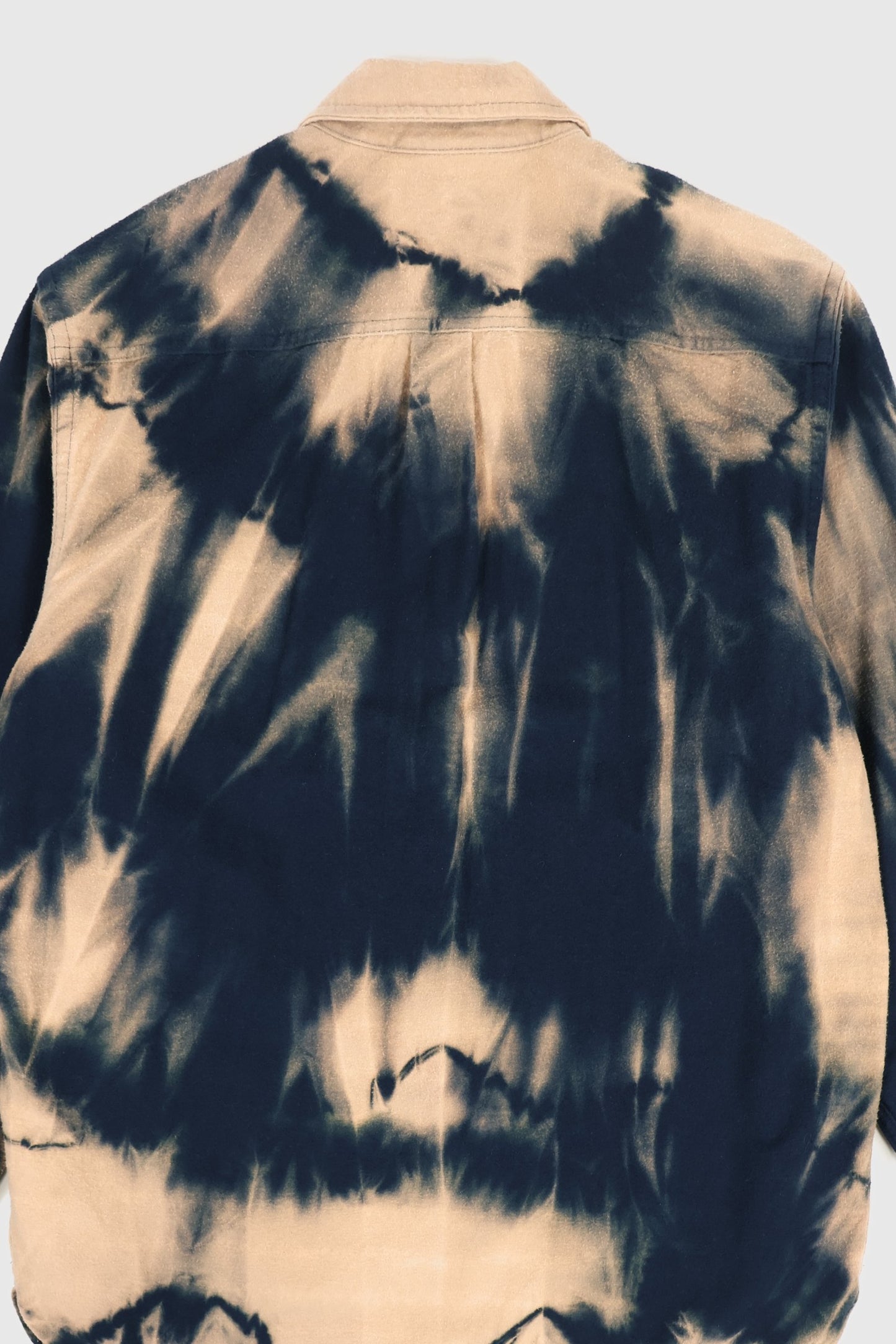 Reworked L.L. Bean Dyed Flannel Button-Down Shirt Image 5