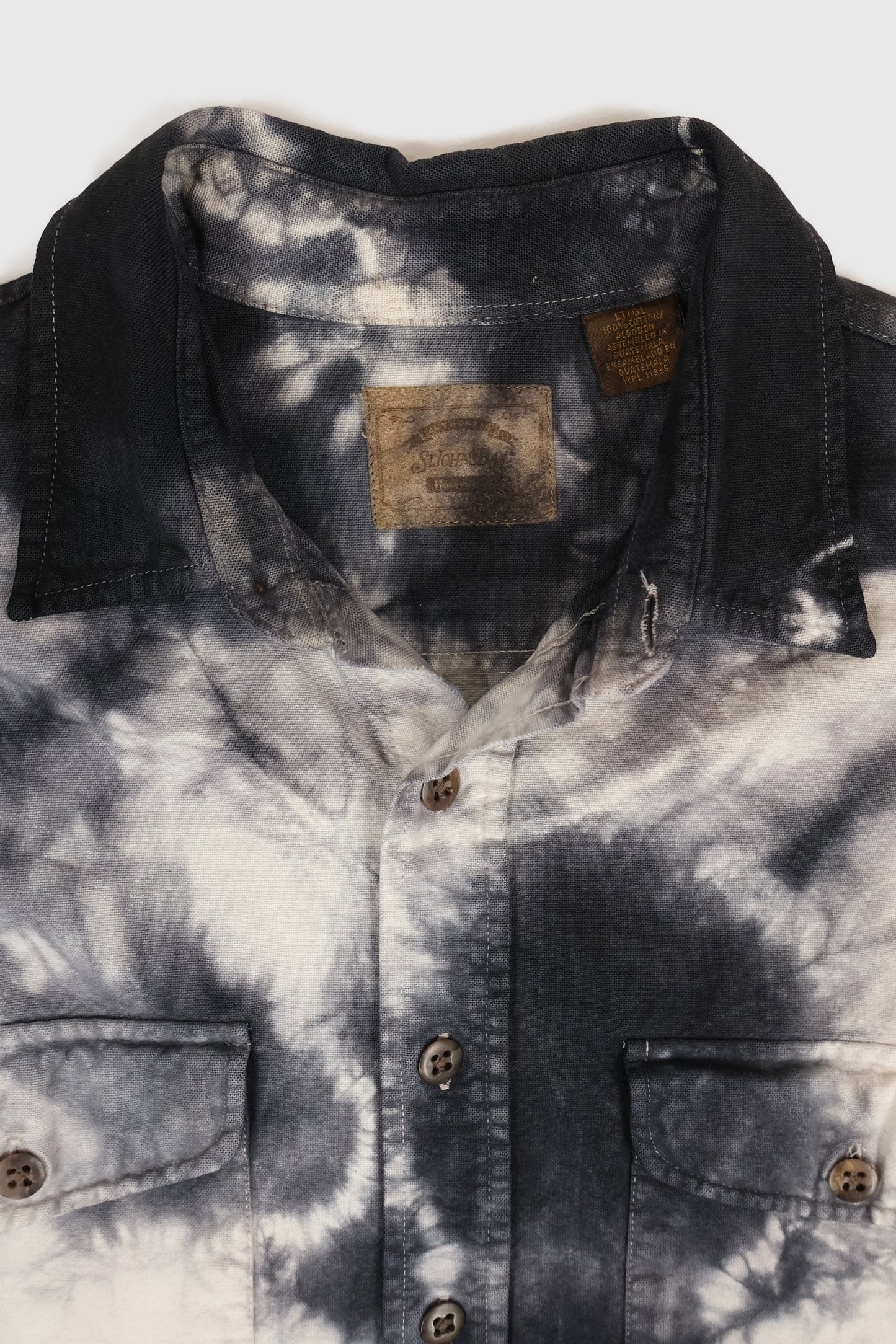 Reworked Dyed Button Down Shirt Image 3