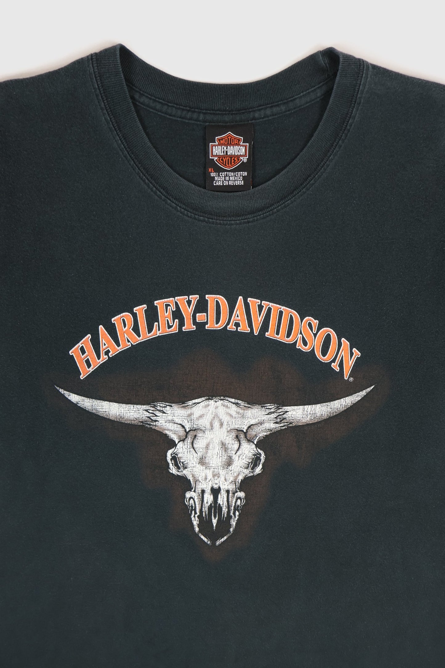 Vintage Y2K Harley-Davidson Cattle Skull Texas Tee Image 2
