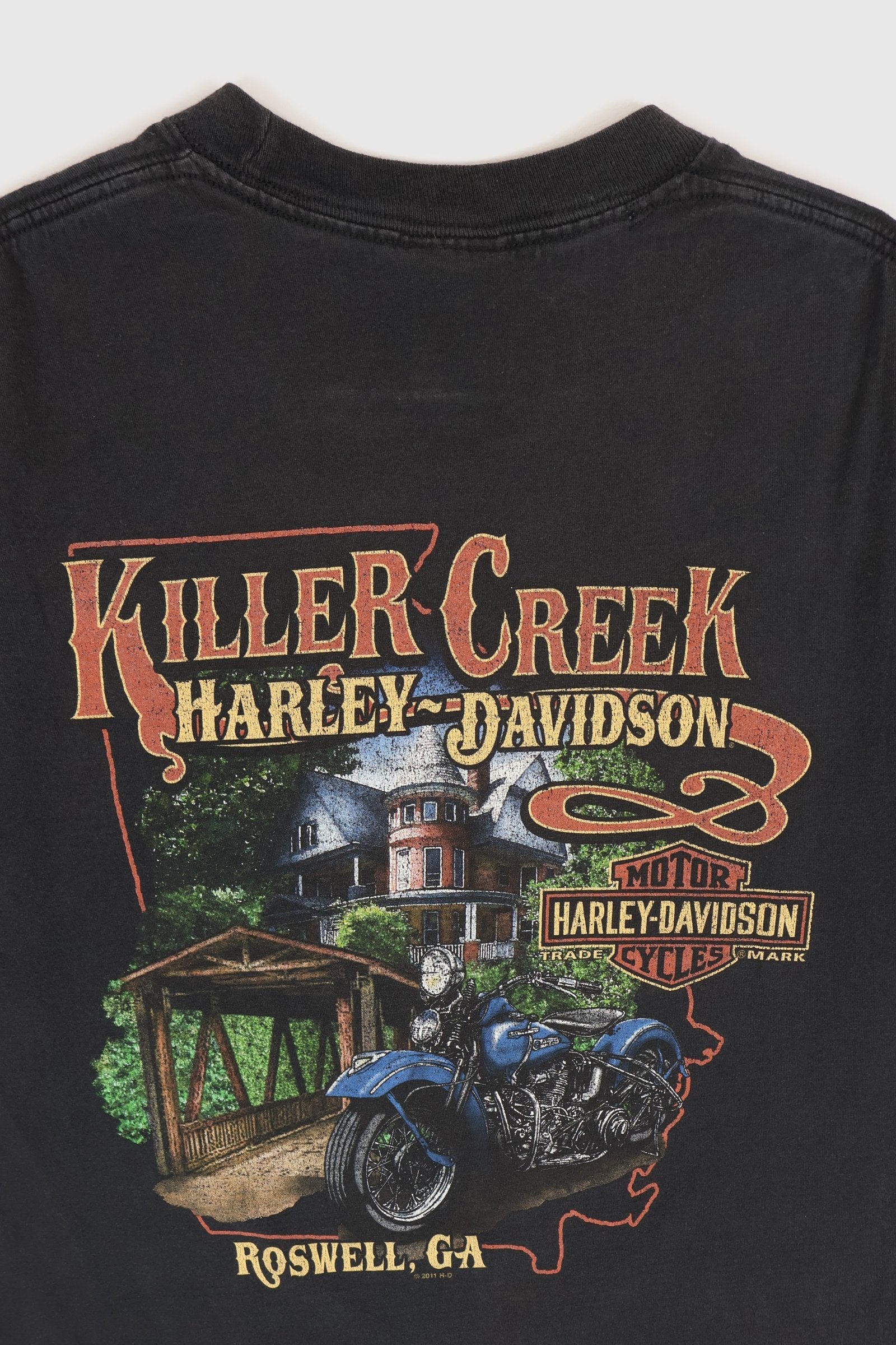 Vintage Y2K Harley-Davidson Killer Creek Georgia Tee Image 4