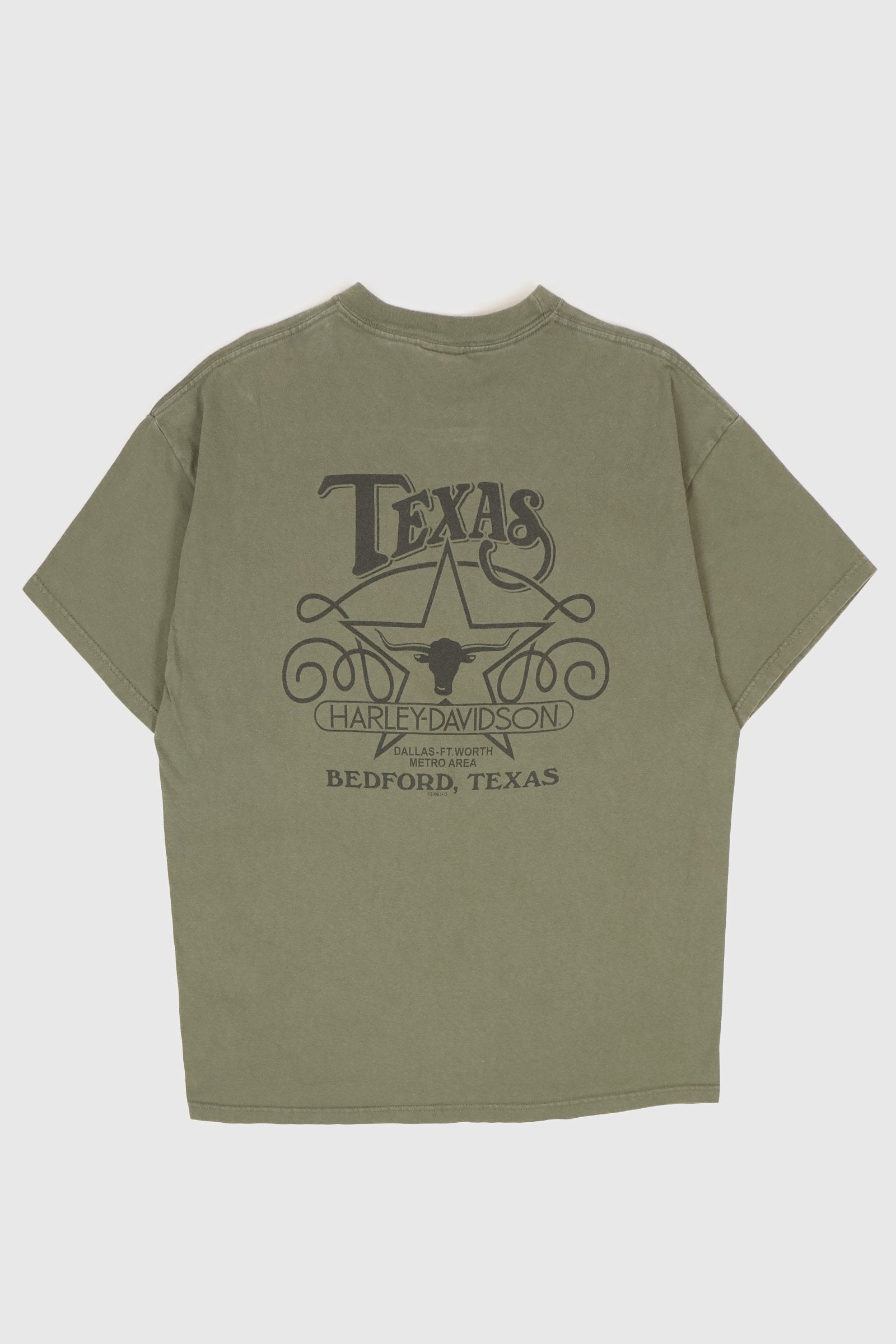 Vintage Y2K Harley-Davidson Bedford Texas Tee Image 1