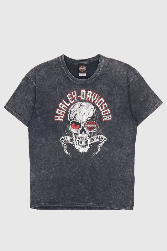 Vintage Y2K Harley-Davidson Skull Tee Image 0