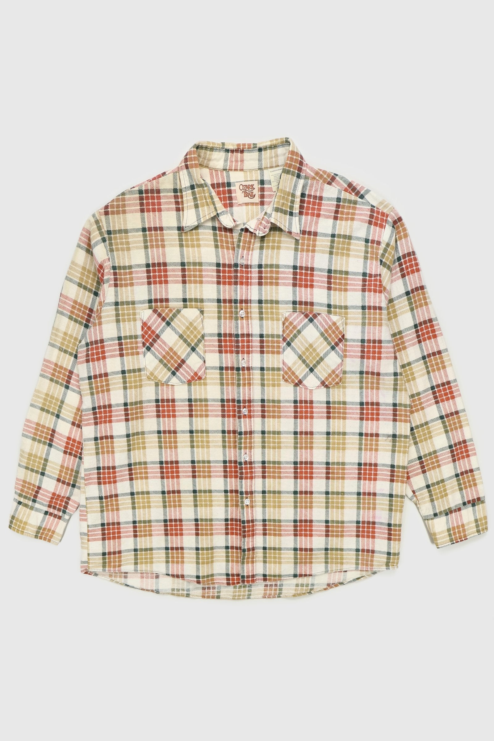 Vintage Plaid Button-Down Shirt Image 0