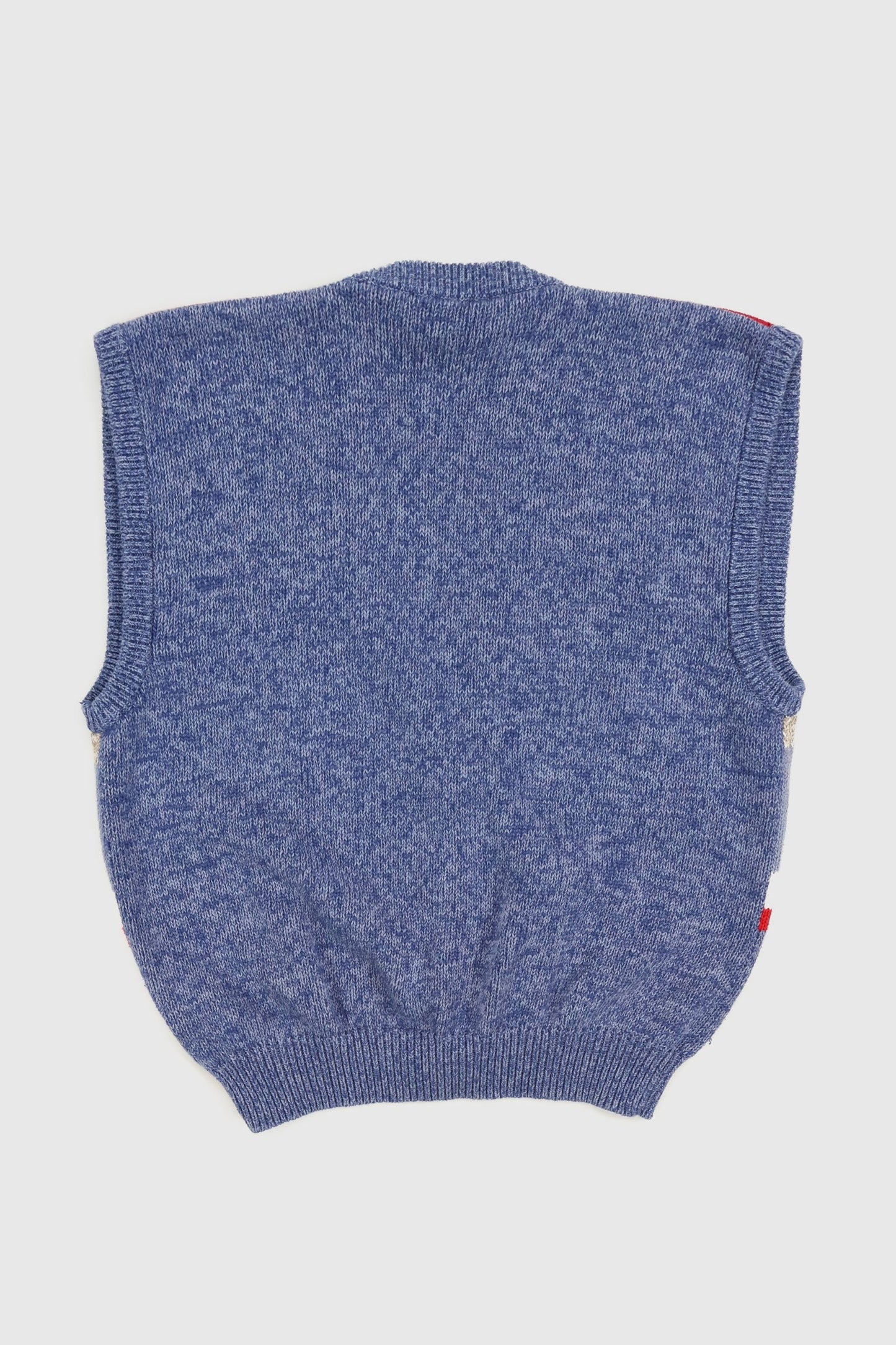 Vintage Beach Pattern Cardigan Sweater Vest Image 1