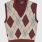 Vintage Argyle Sweater Vest Image 0
