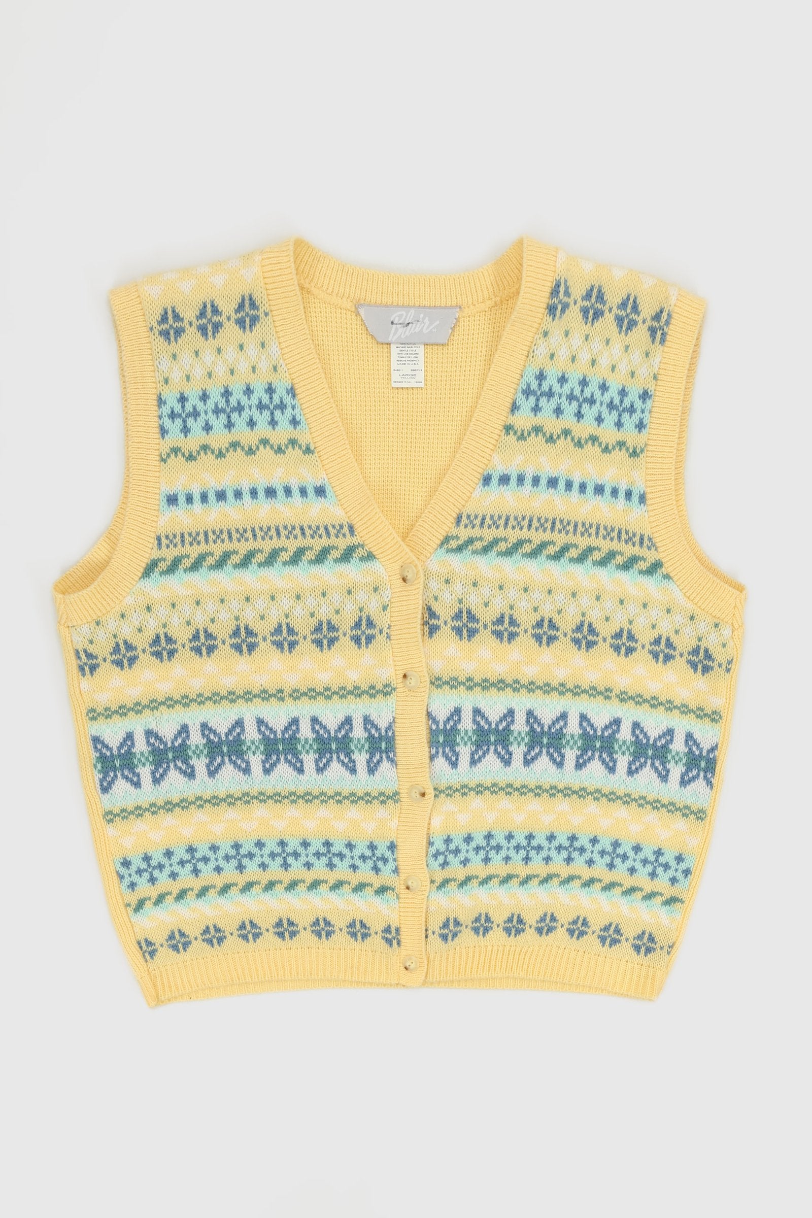 Vintage Cardigan Sweater Vest Image 0
