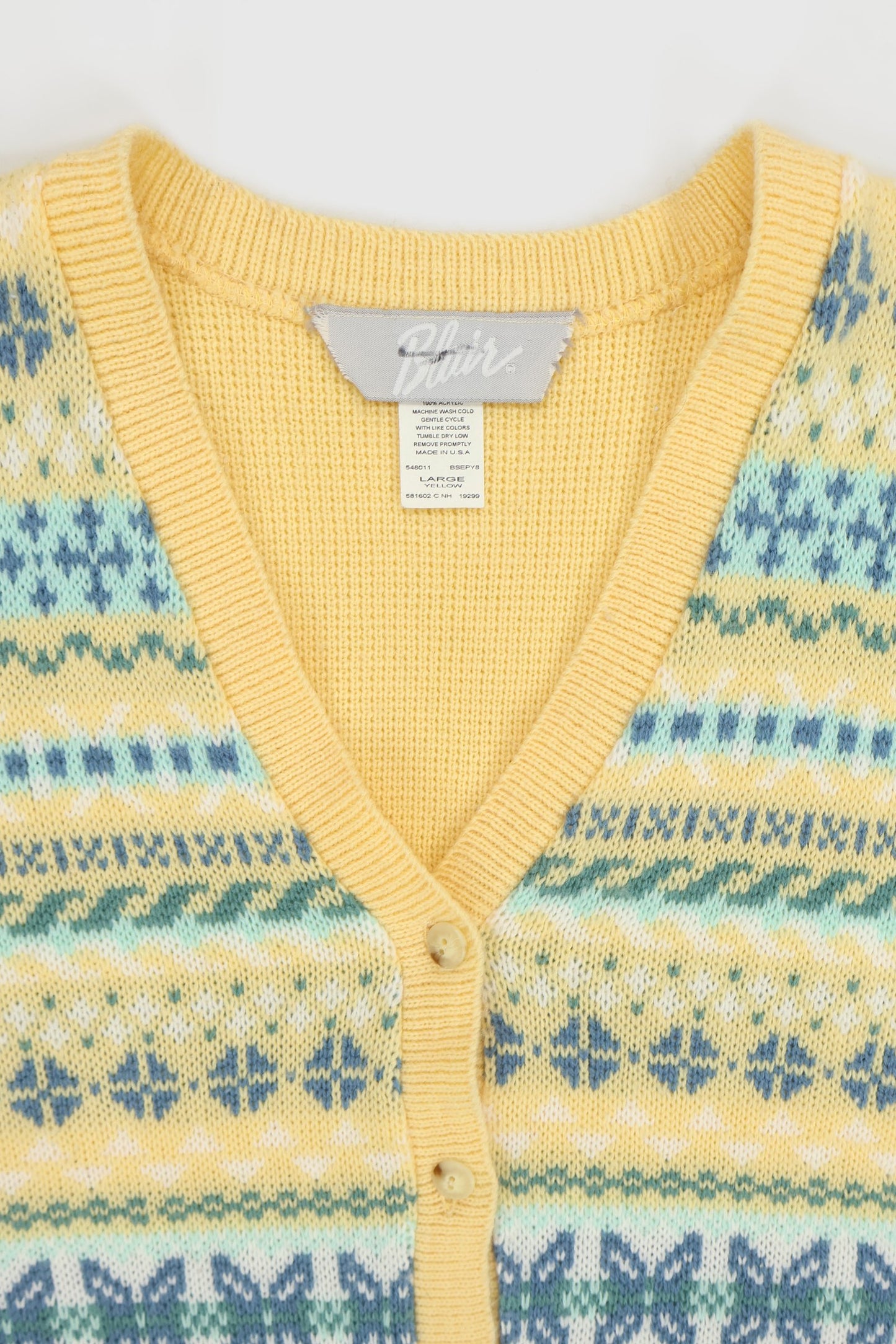 Vintage Cardigan Sweater Vest Image 3