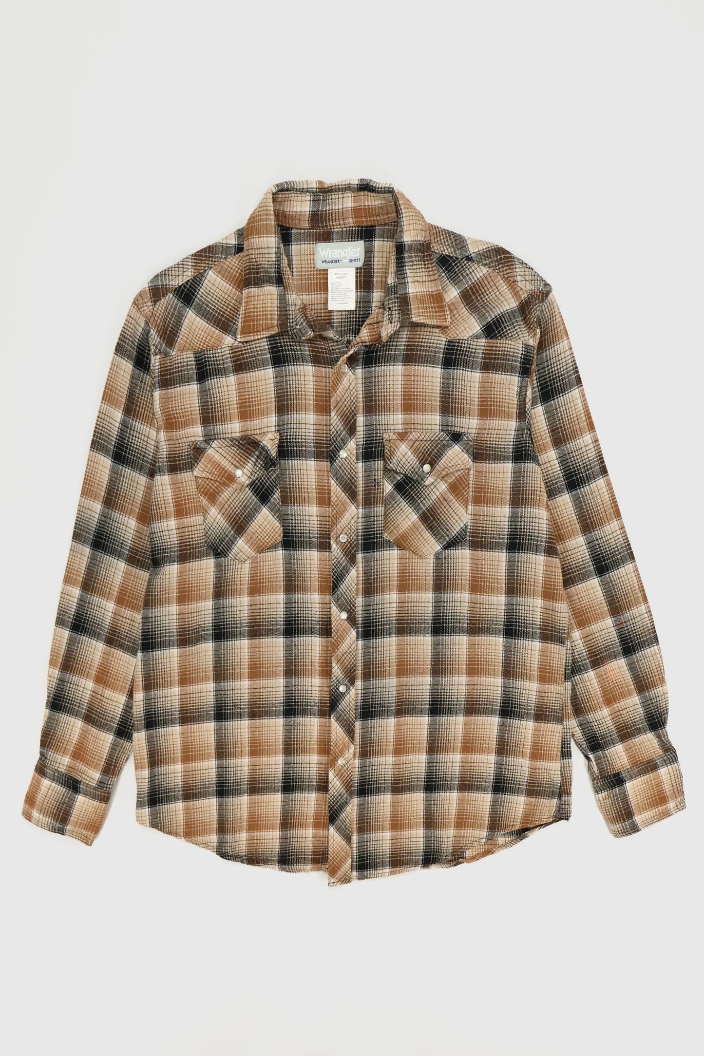Vintage Wrangler Snap Button-Down Shirt Image 0