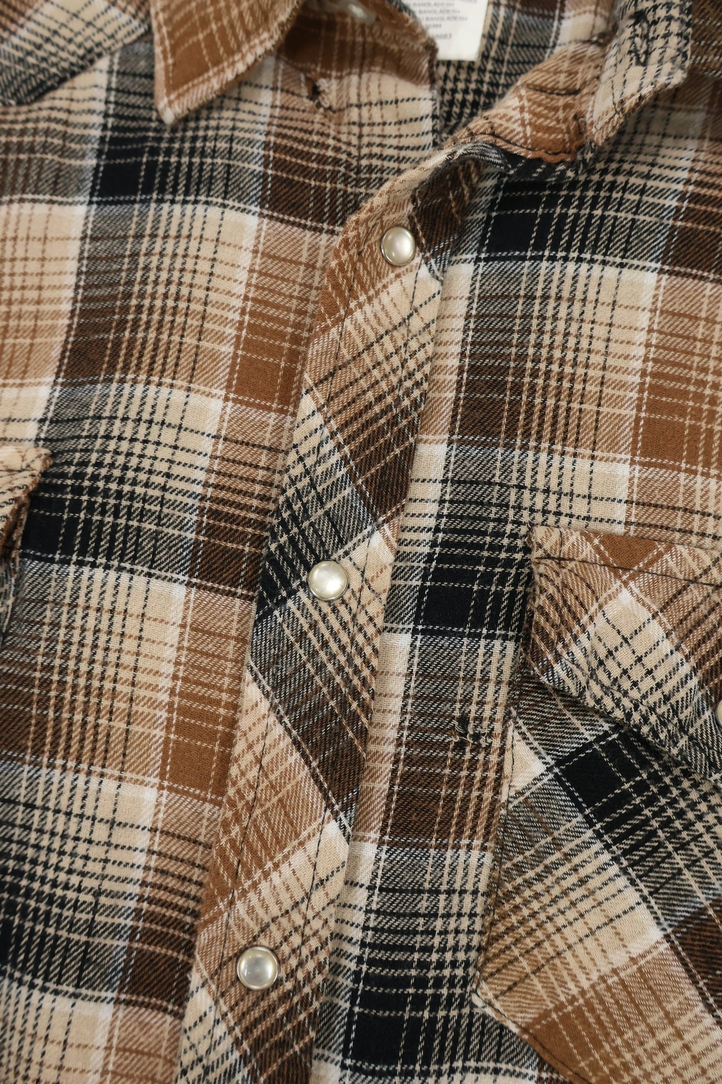Vintage Wrangler Snap Button-Down Shirt Image 3