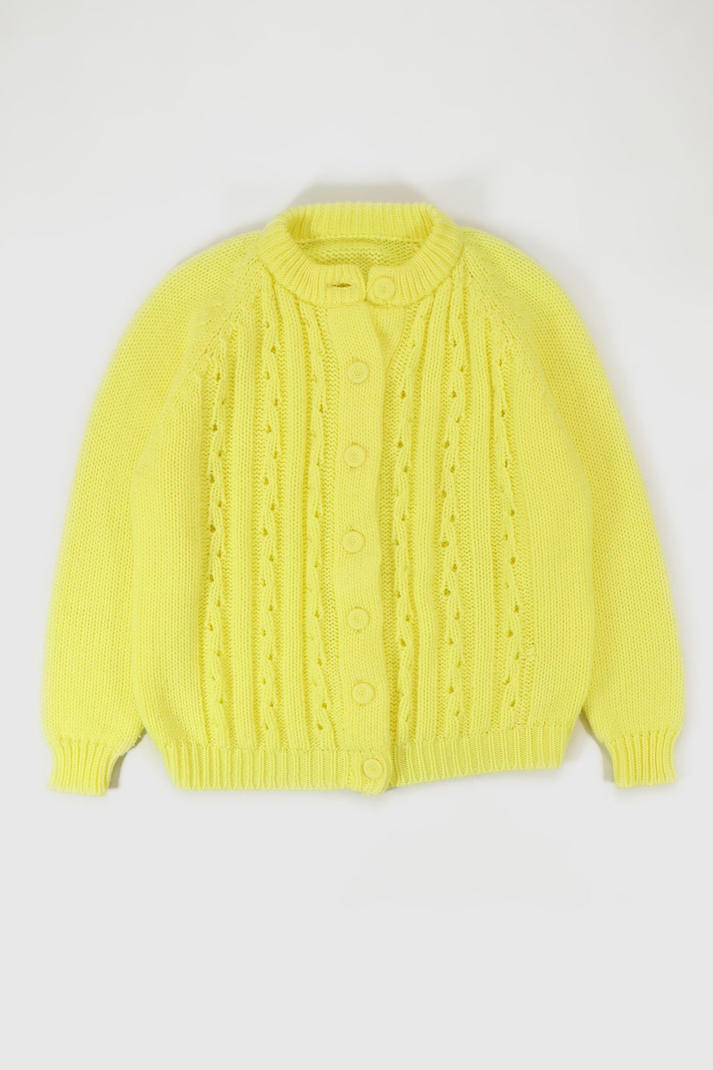 Vintage Yellow Cardigan Sweater Image 0