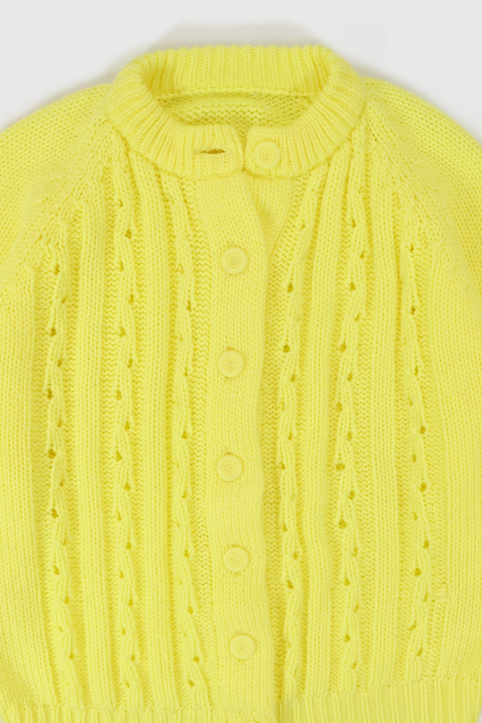 Vintage Yellow Cardigan Sweater Image 1