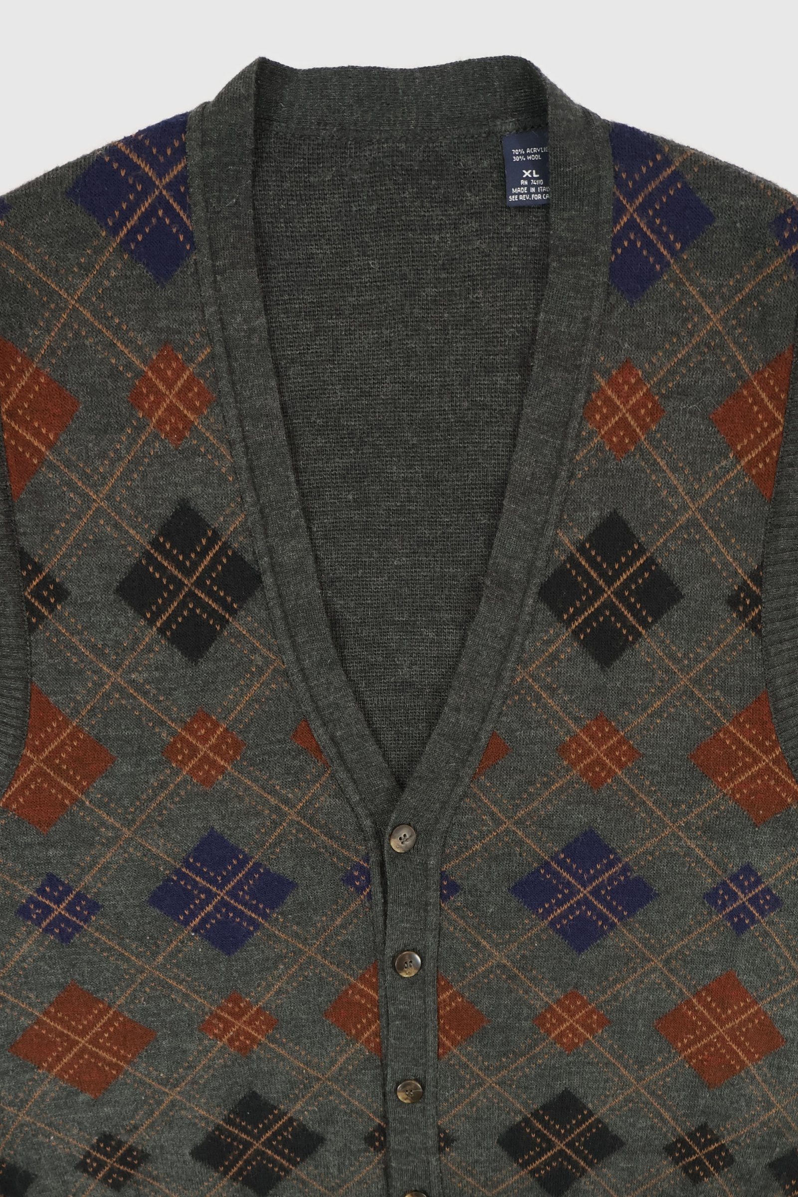 Vintage Argyle Sweater Vest Image 2