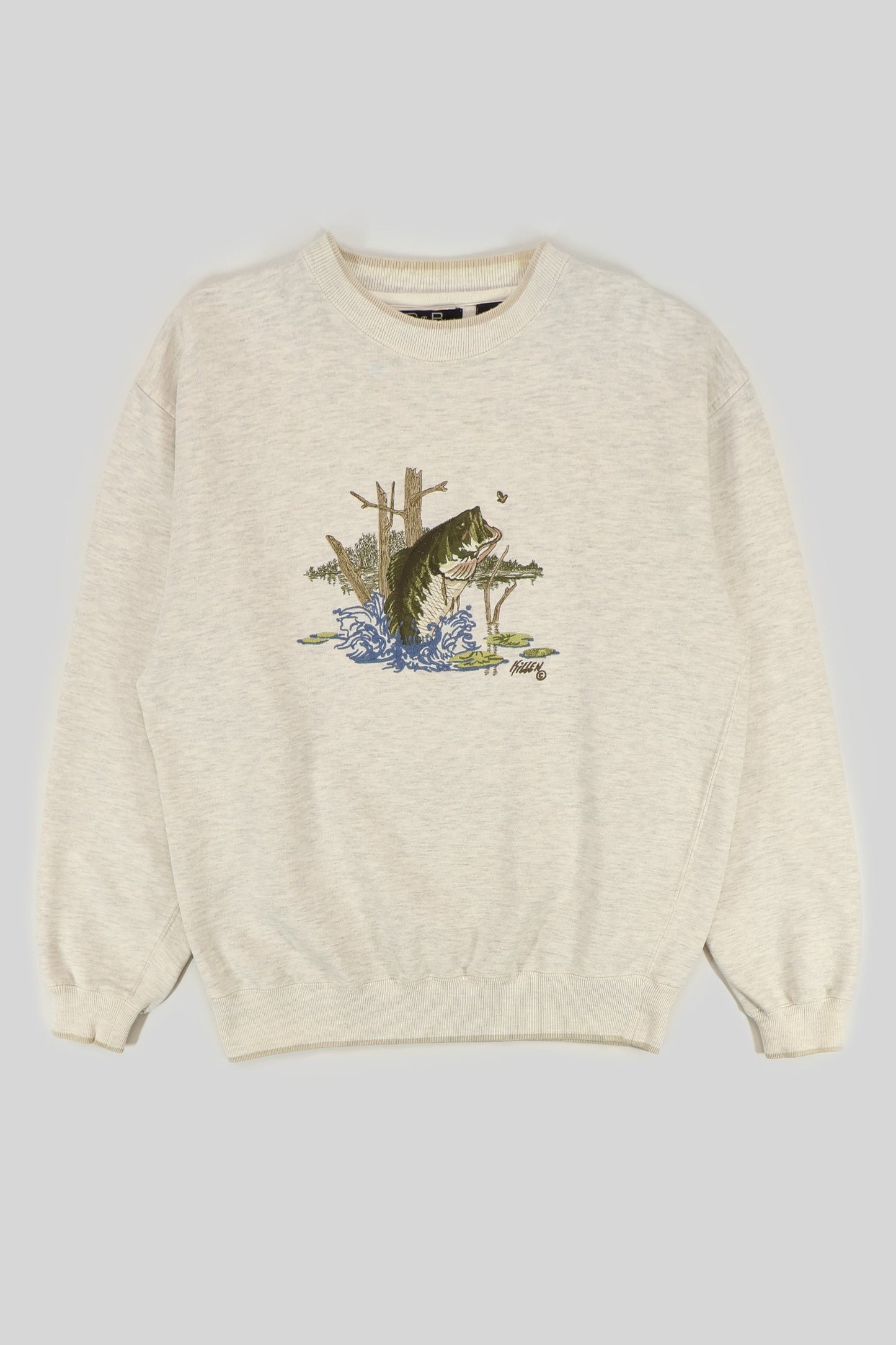 Vintage Embroidered Bass Crewneck Image 0