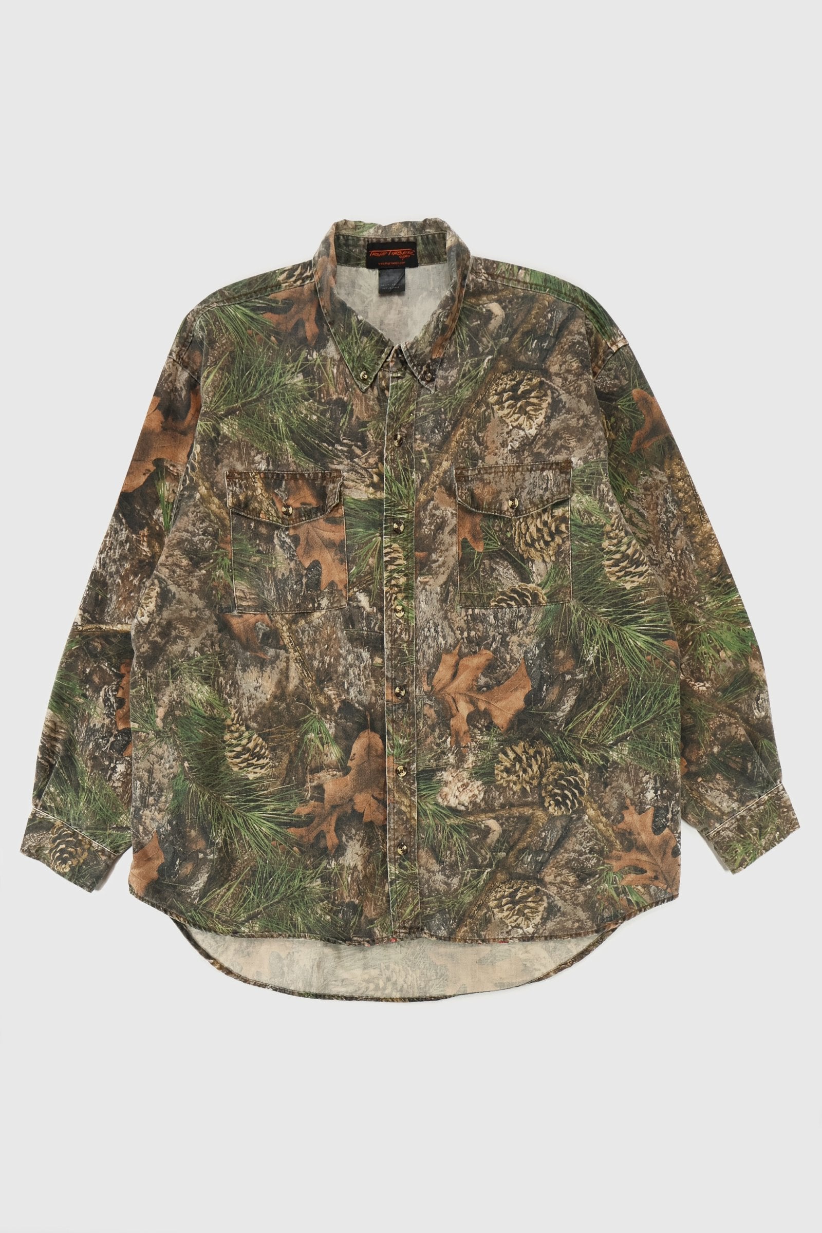 Vintage Real Tree Camo Button-Down Shirt Image 0