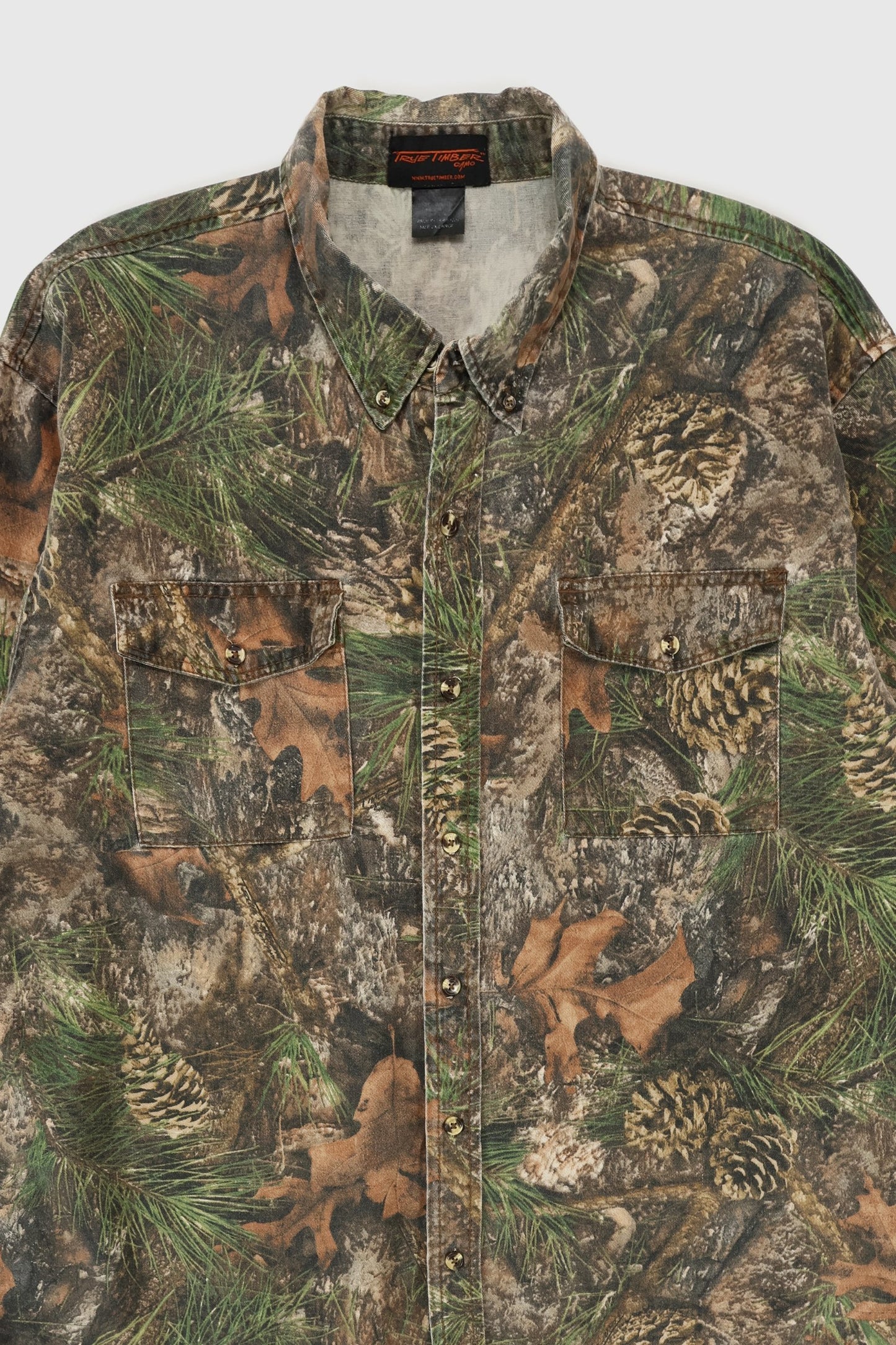 Vintage Real Tree Camo Button-Down Shirt Image 2