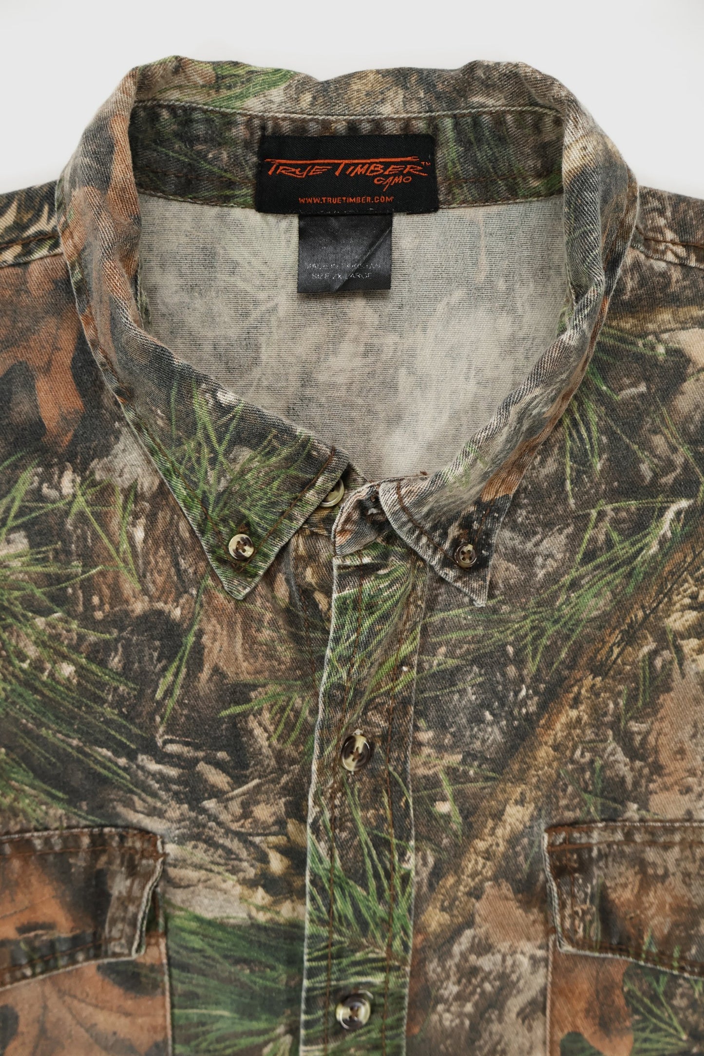 Vintage Real Tree Camo Button-Down Shirt Image 3