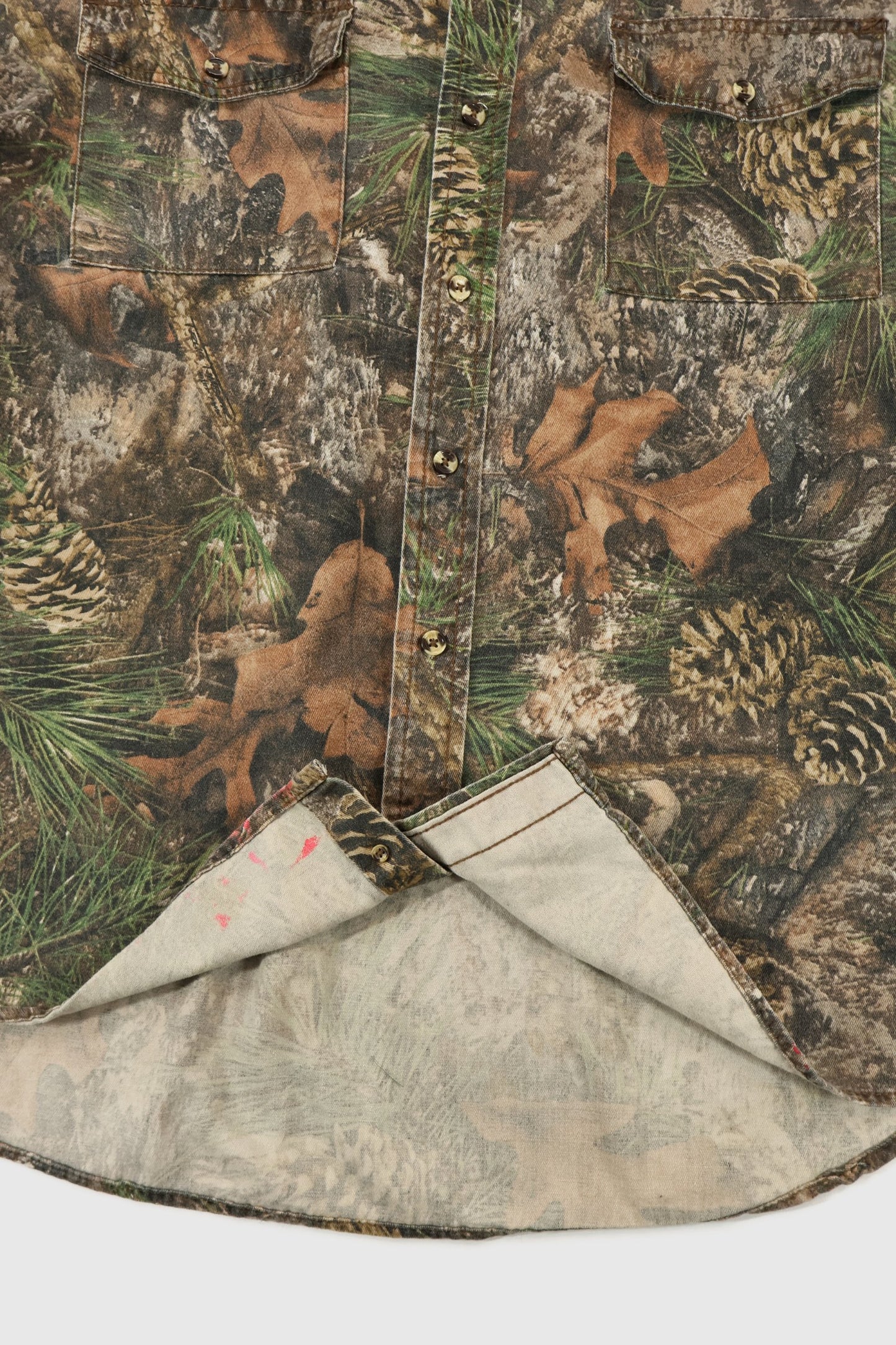 Vintage Real Tree Camo Button-Down Shirt Image 4