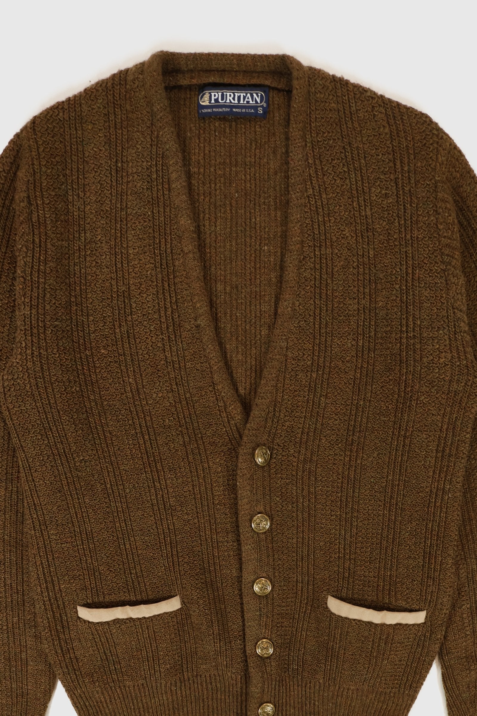 Vintage Knit Cardigan Sweater Image 1