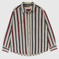 Vintage Striped Button-Down Shirt Image 0
