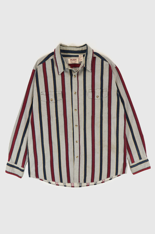 Vintage Striped Button-Down Shirt Image 0