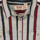 Vintage Striped Button-Down Shirt Image 2