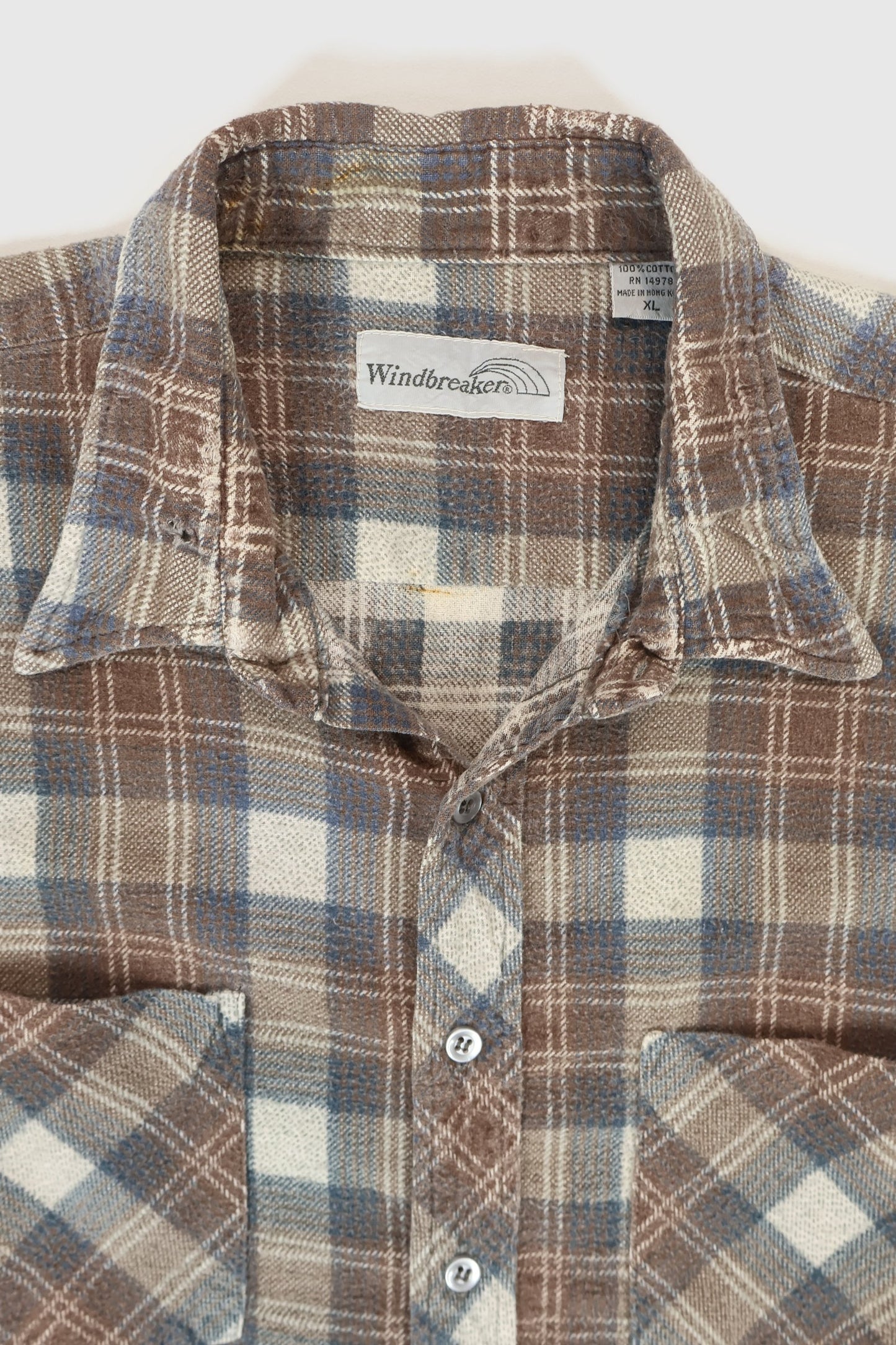 Vintage Plaid Button-Down Shirt Image 2