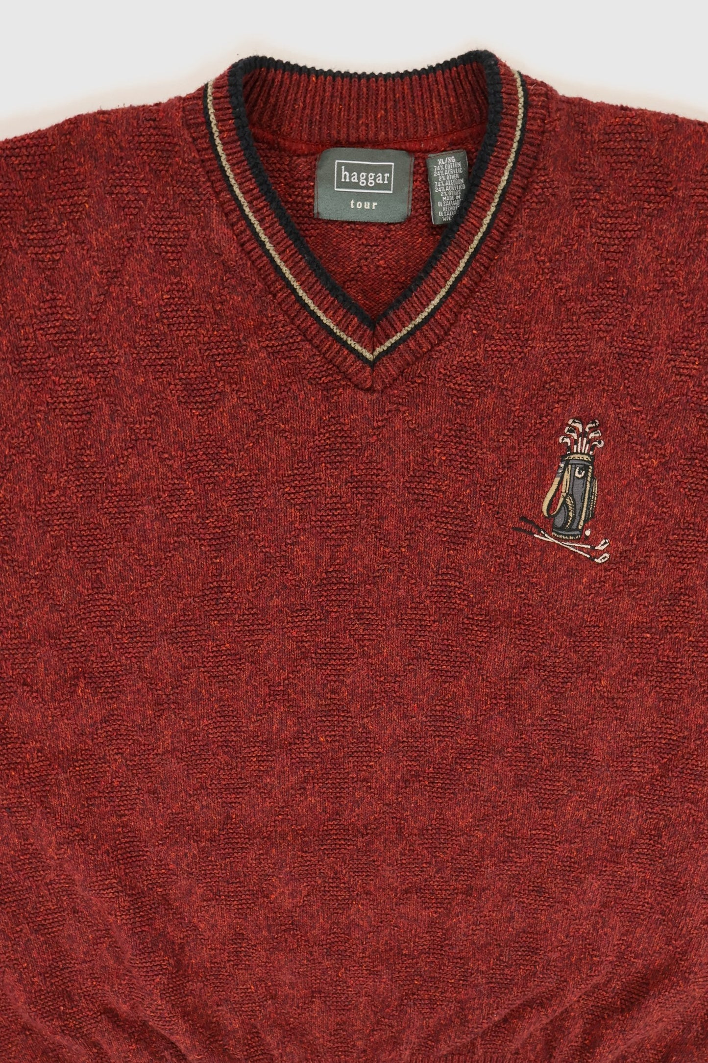 Vintage Golf Bag Sweater Image 1