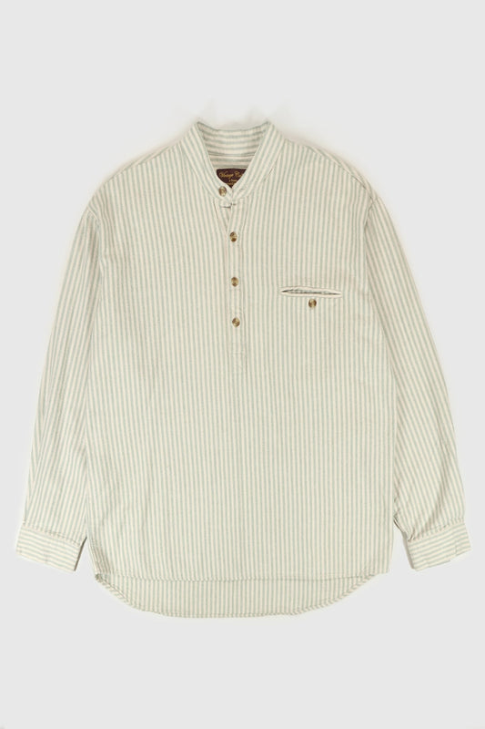 Vintage Heavyweight Striped Button-Down Shirt Image 0