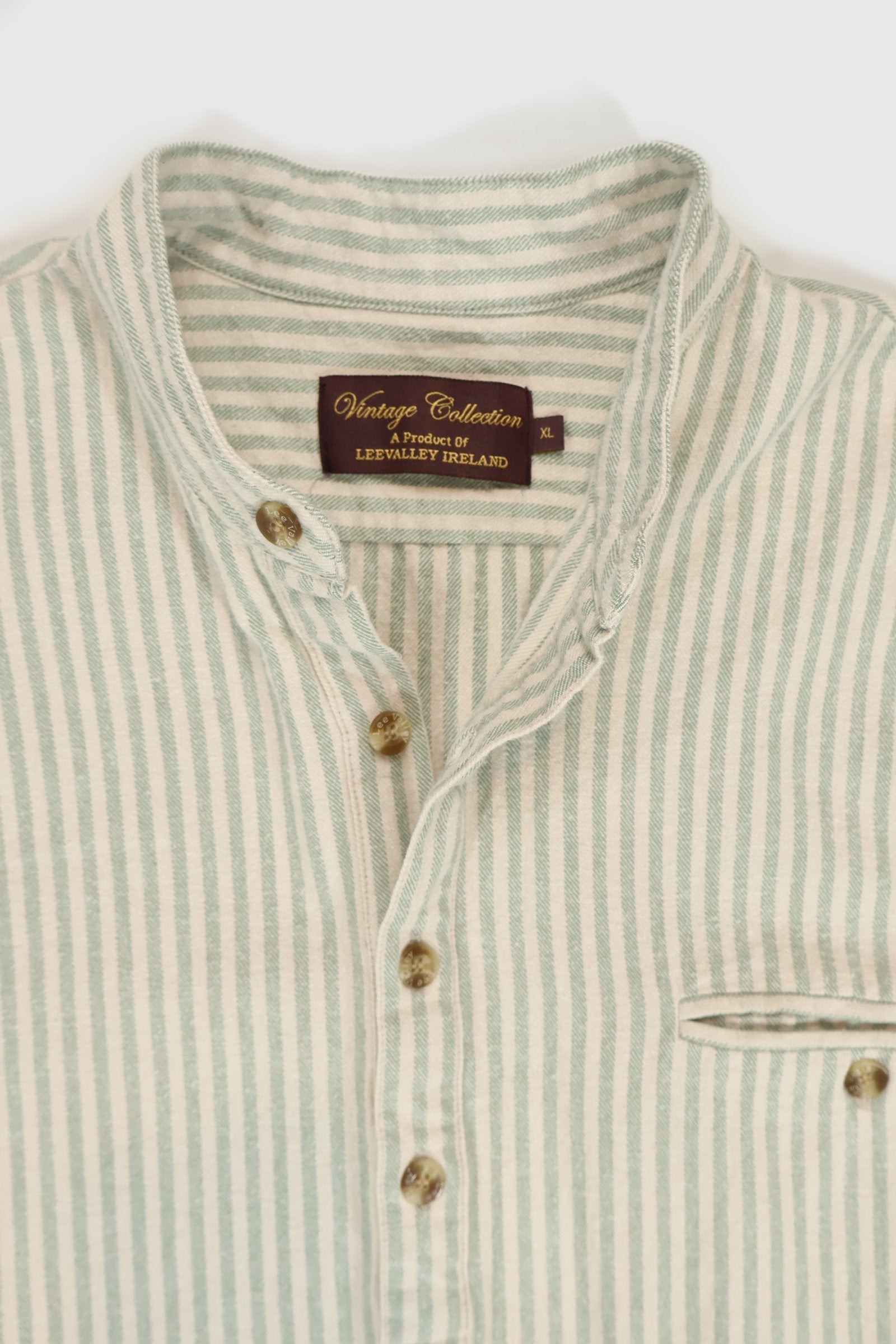 Vintage Heavyweight Striped Button-Down Shirt Image 2