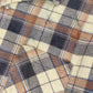 Vintage Frayed Plaid Button-Down Shirt Image 3