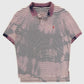 Reworked Bleached Ralph Lauren Striped Polo Image 0
