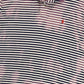 Reworked Bleached Ralph Lauren Striped Polo Image 4