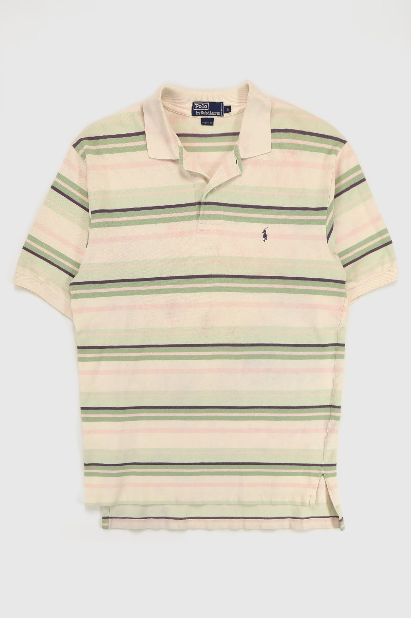 Reworked Ralph Lauren Striped Polo Image 0
