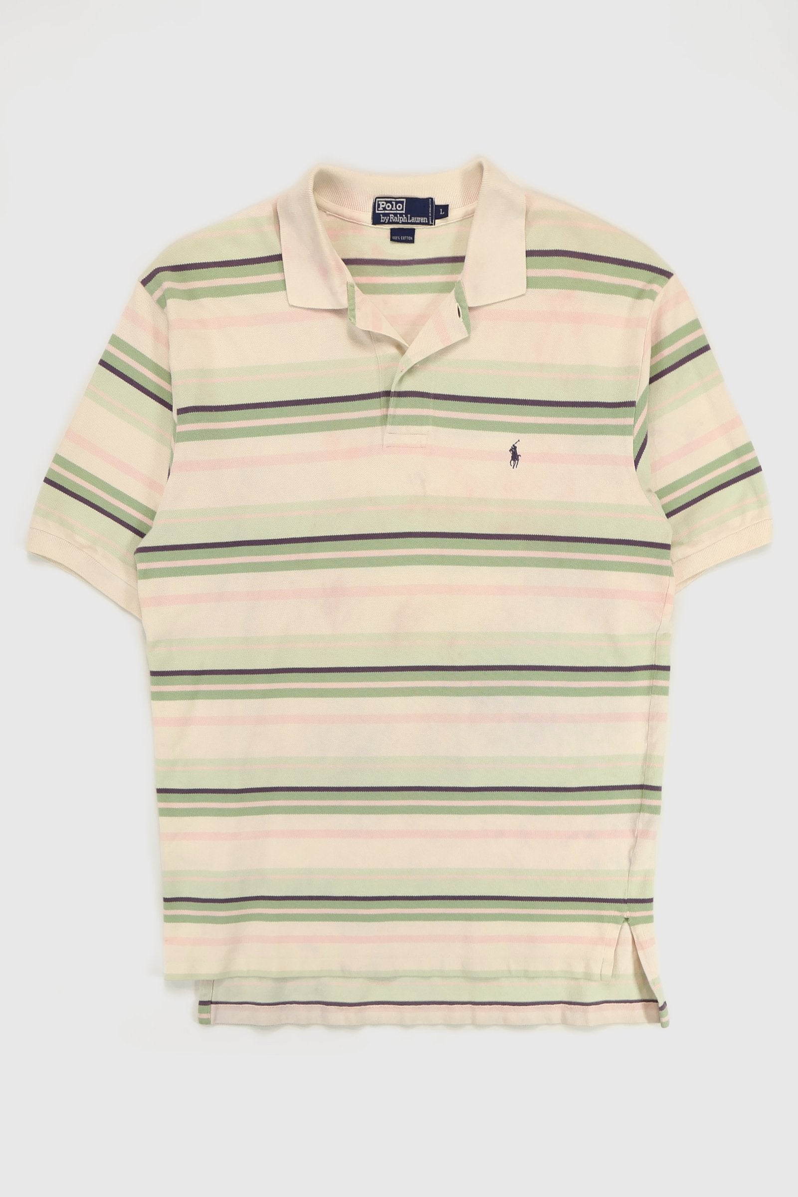 Reworked Ralph Lauren Striped Polo Image 0