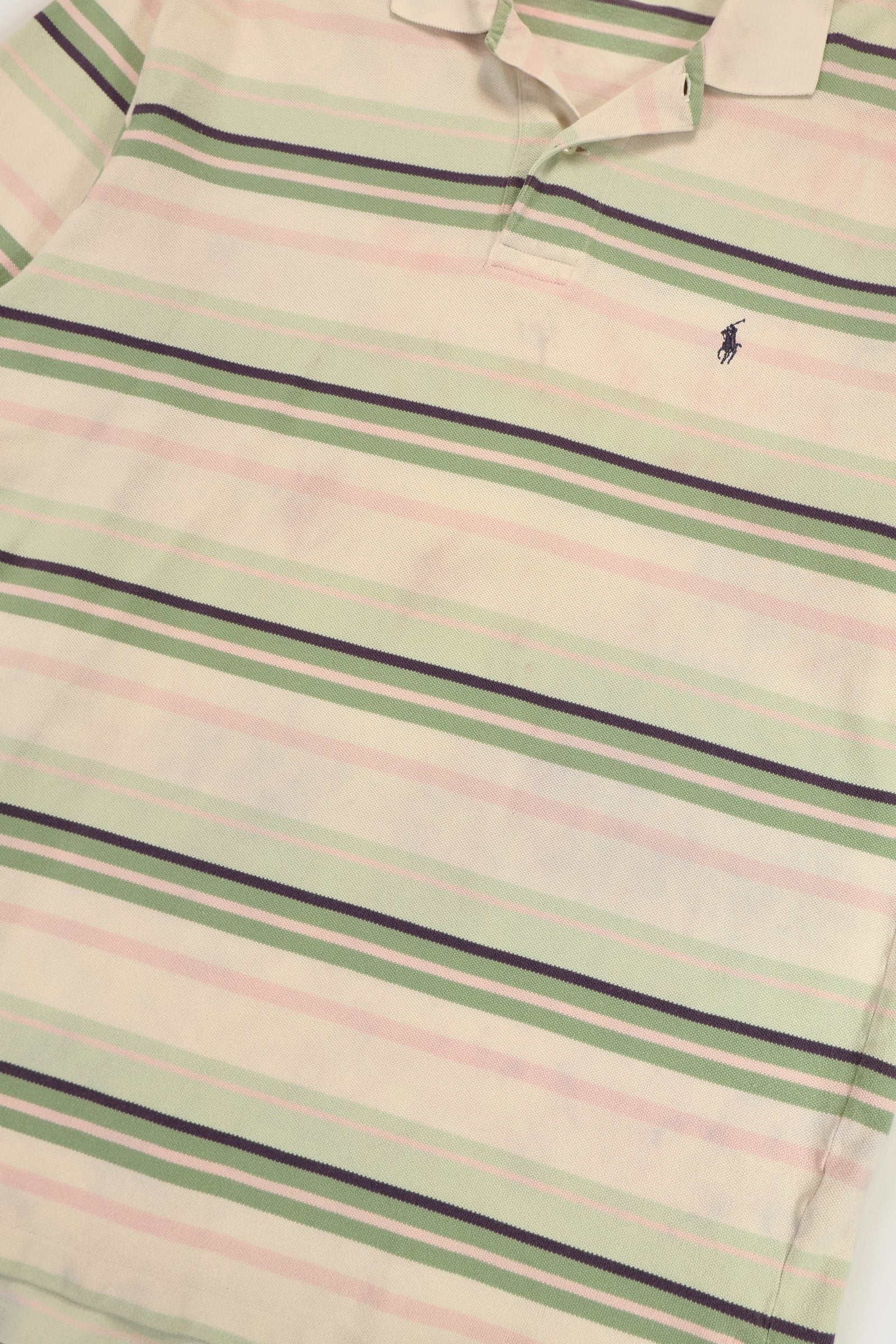 Reworked Ralph Lauren Striped Polo Image 4