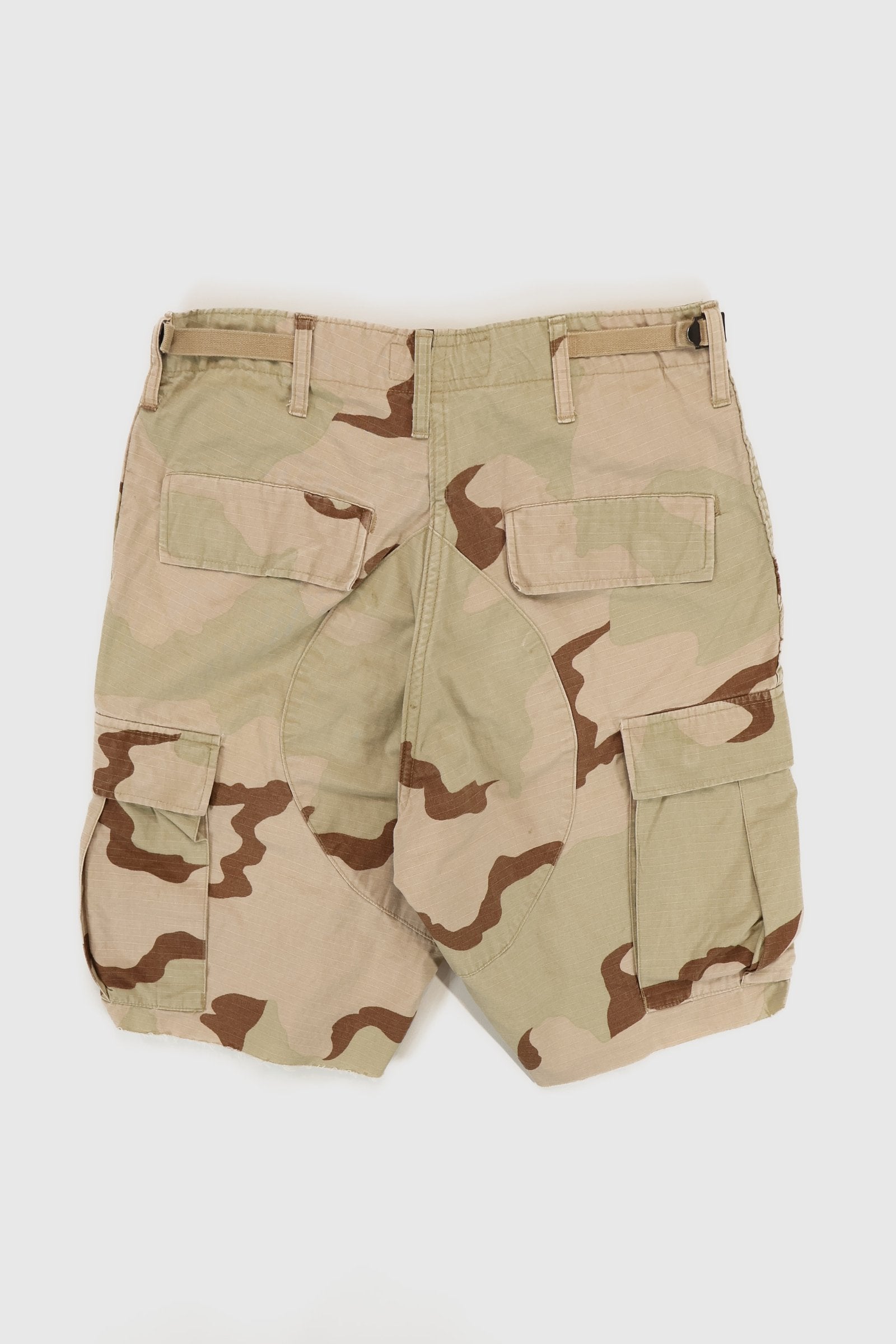 Vintage Cutoff Camo Cargo Shorts 02 Image 4