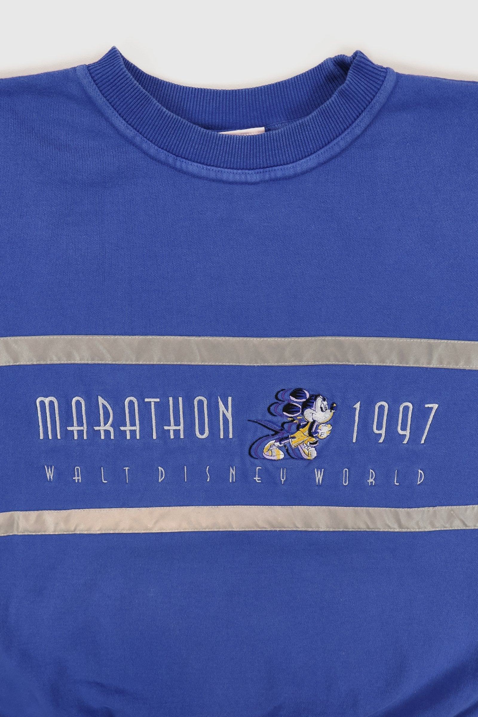 Vintage Mickey Mouse Walt Disney World Marathon 1997 Crewneck Image 1