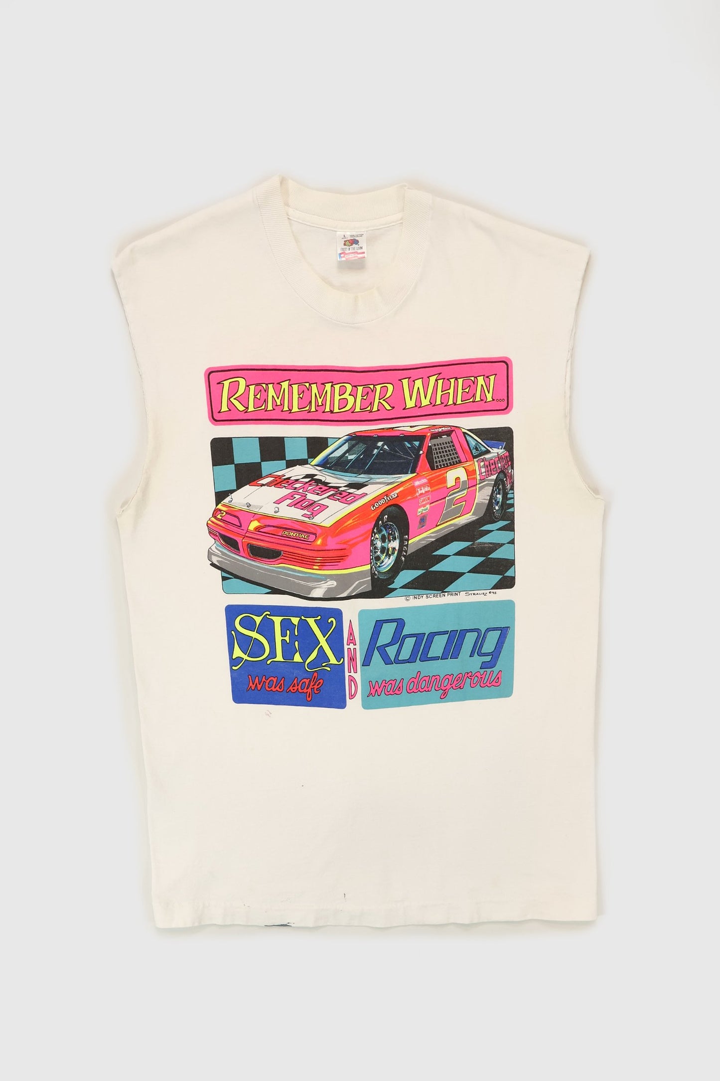 Vintage Sleeveless Racing Tee Image 0