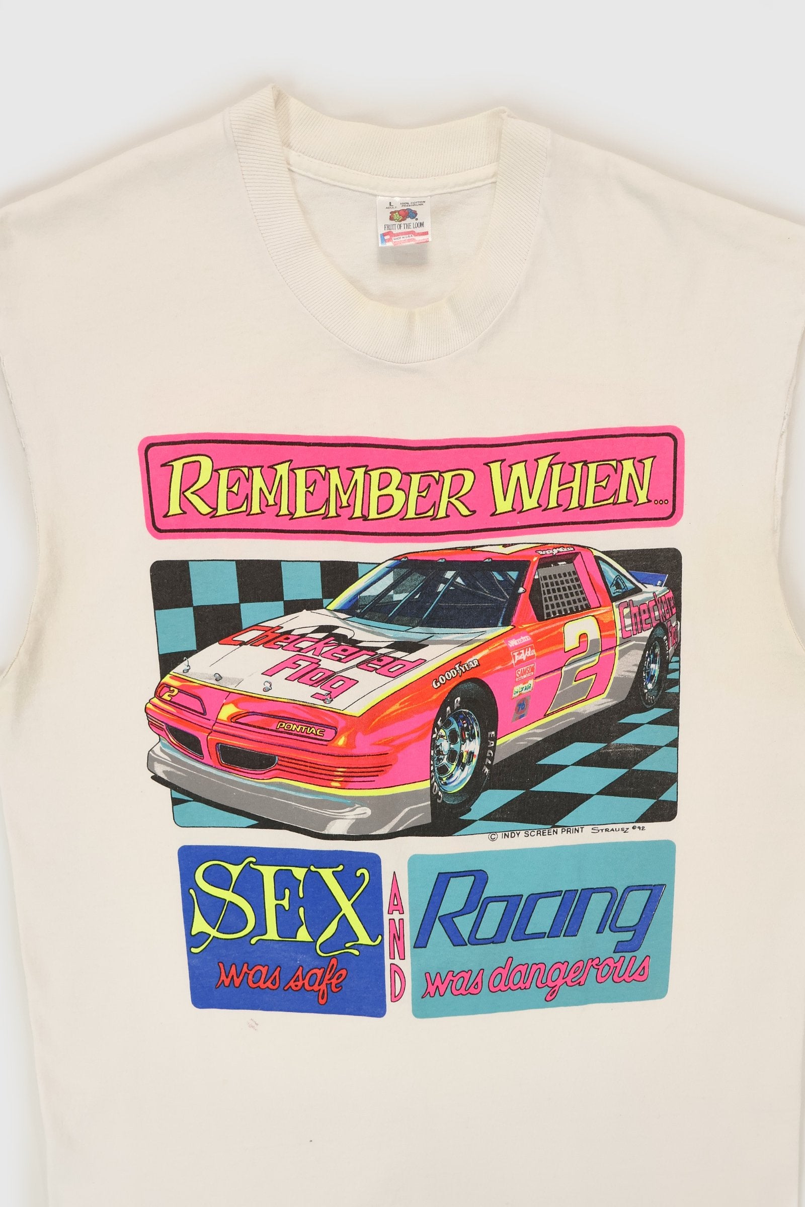 Vintage Sleeveless Racing Tee Image 2