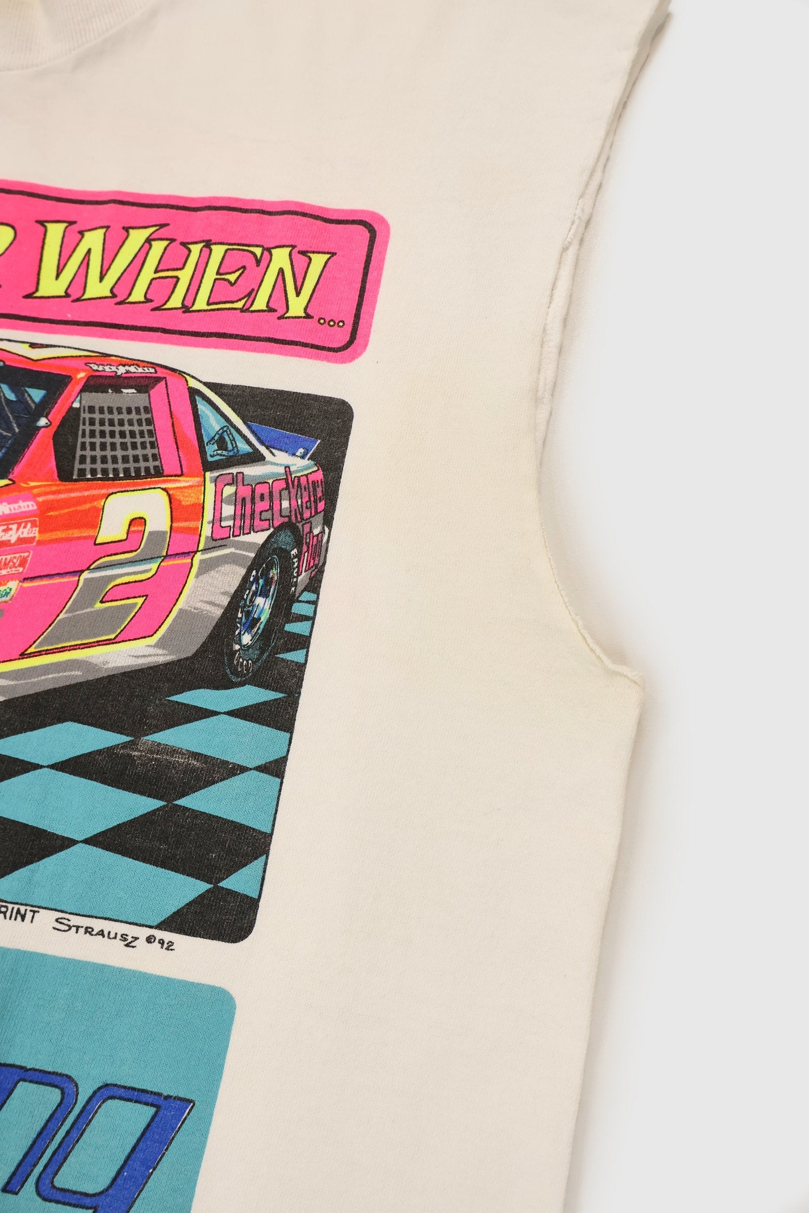 Vintage Sleeveless Racing Tee Image 5