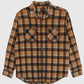 Vintage Brown Plaid Button-Down Shirt Image 0