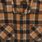 Vintage Brown Plaid Button-Down Shirt Image 2
