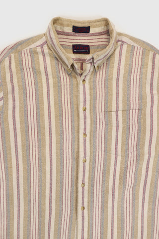 Vintage Stripped Button-Down Shirt