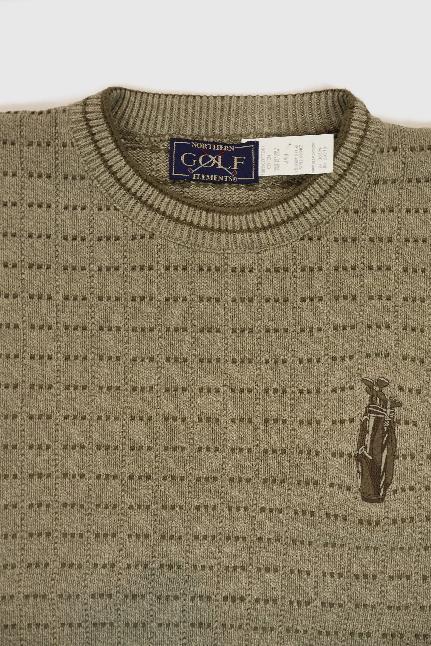 Vintage Golf Bag Sweater Image 2