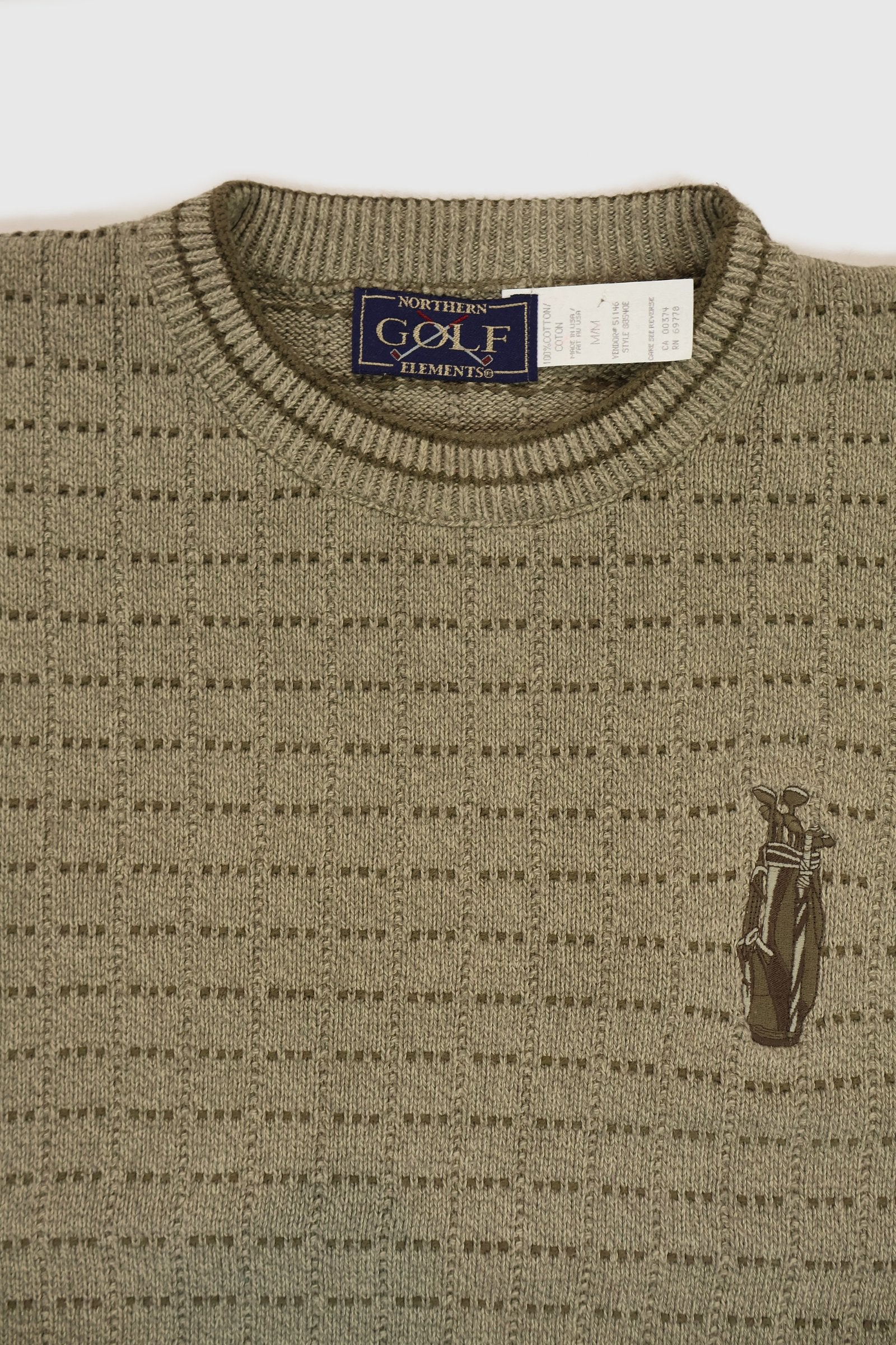 Vintage Golf Bag Sweater Image 2