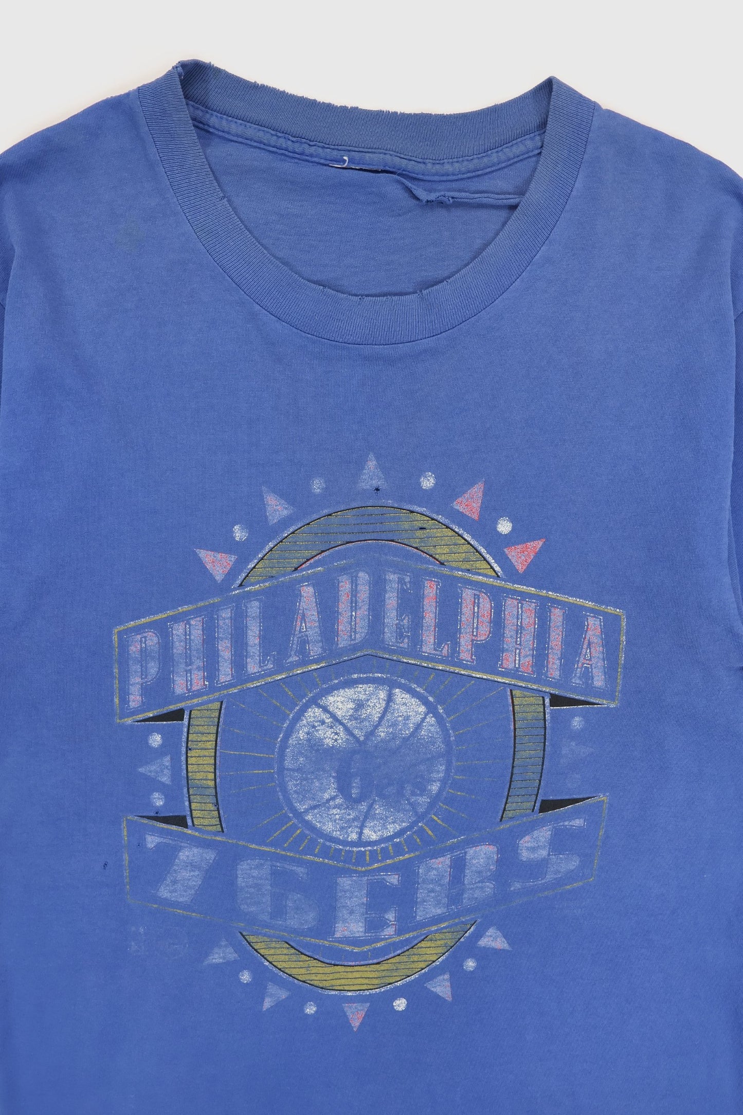 Vintage Faded Philadelphia 76ers Tee Image 1