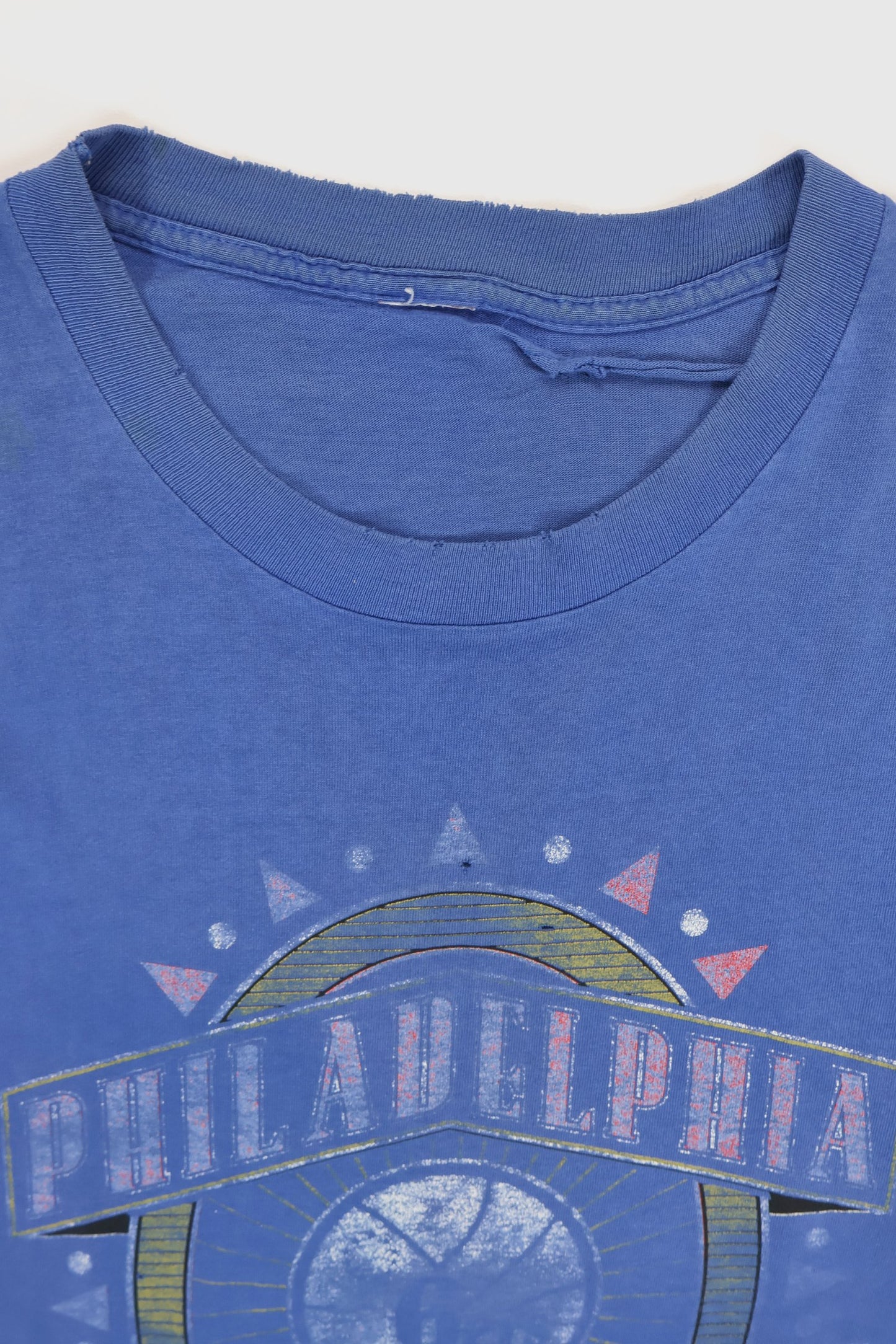 Vintage Faded Philadelphia 76ers Tee Image 2