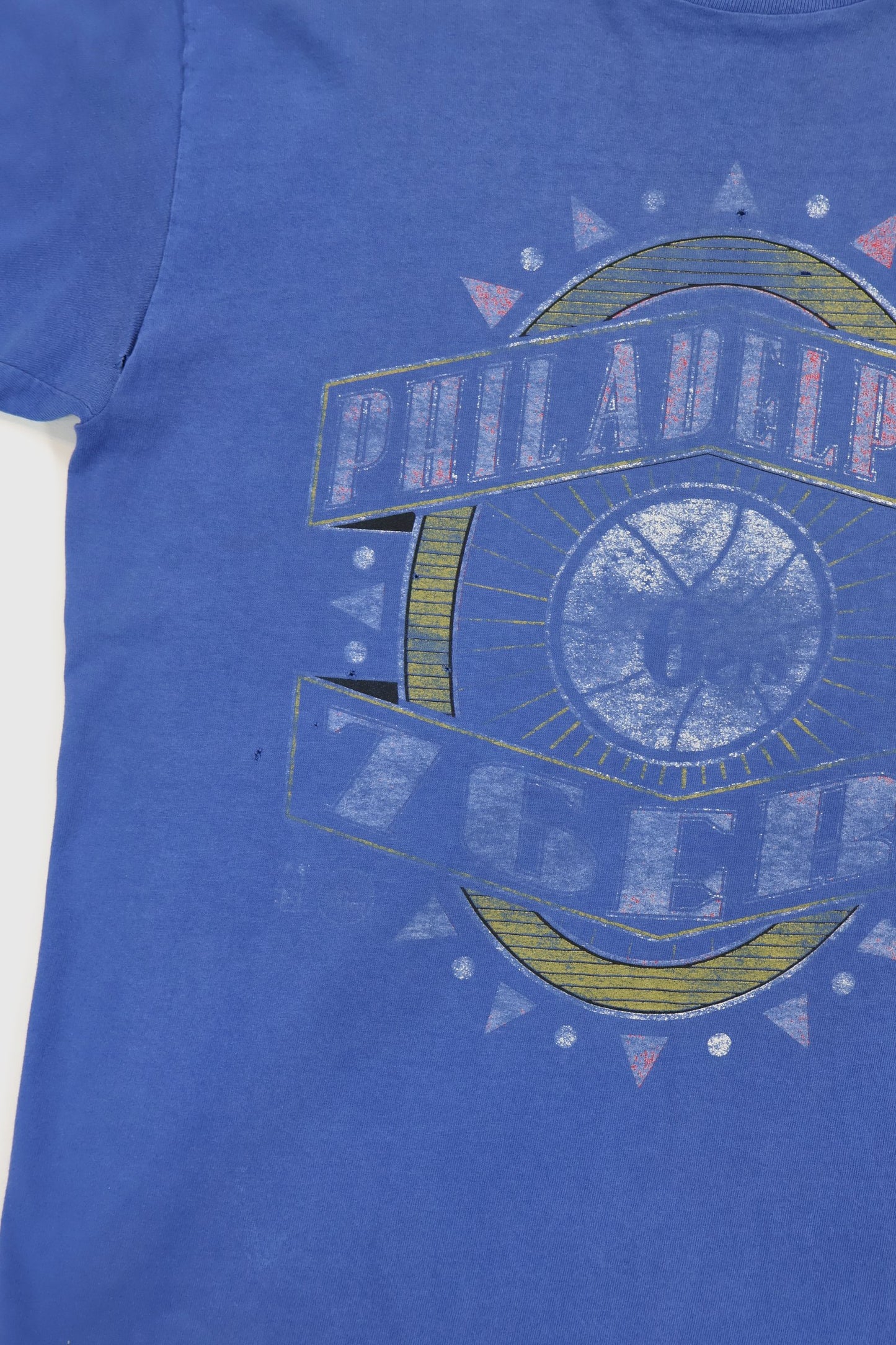 Vintage Faded Philadelphia 76ers Tee Image 3