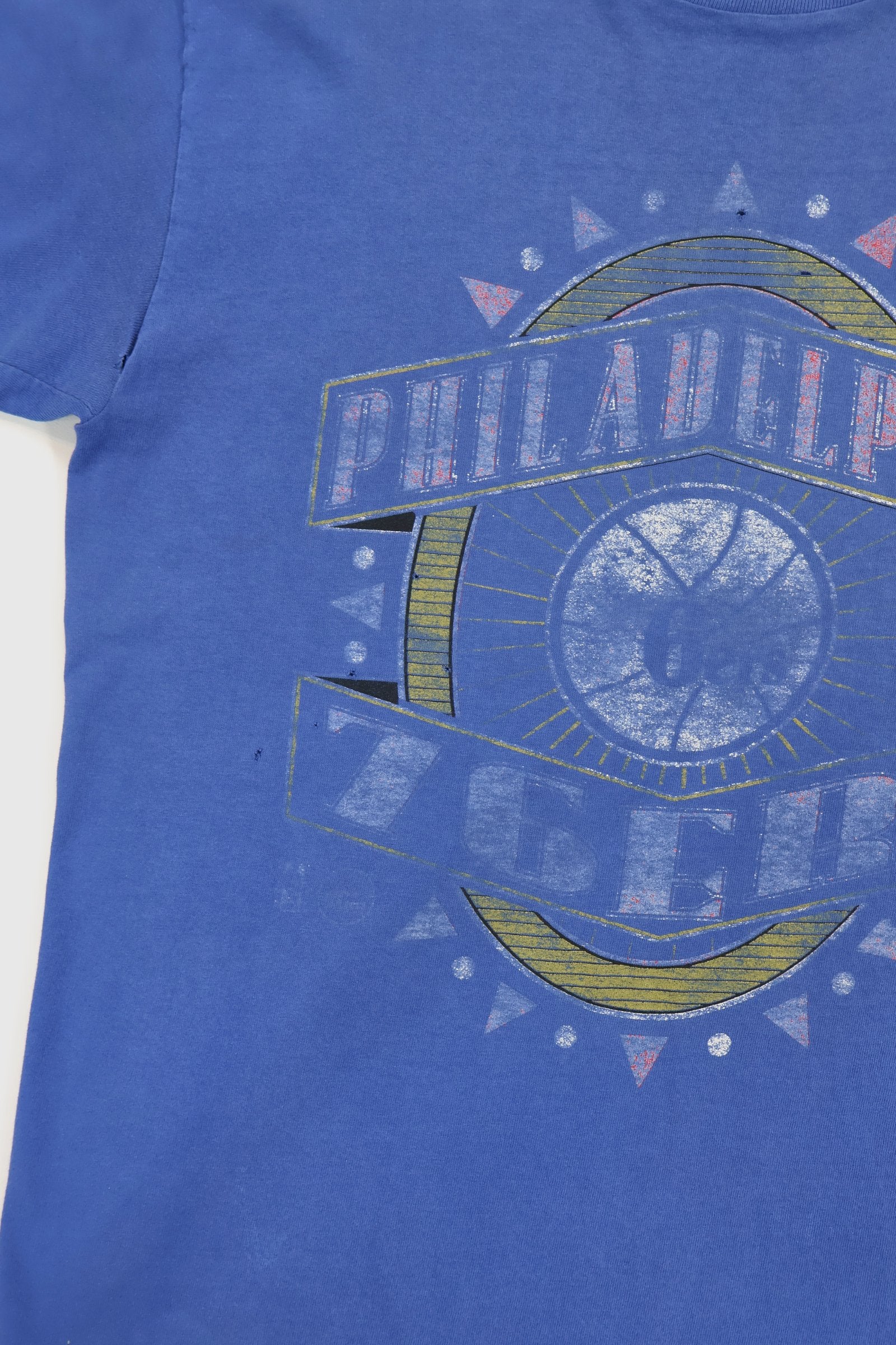 Vintage Faded Philadelphia 76ers Tee Image 3